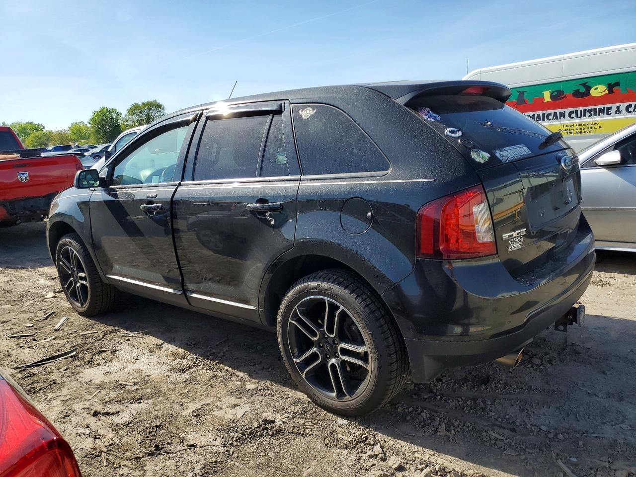 2014 Ford Edge Sel Black vin: 2FMDK3JC6EBA77740