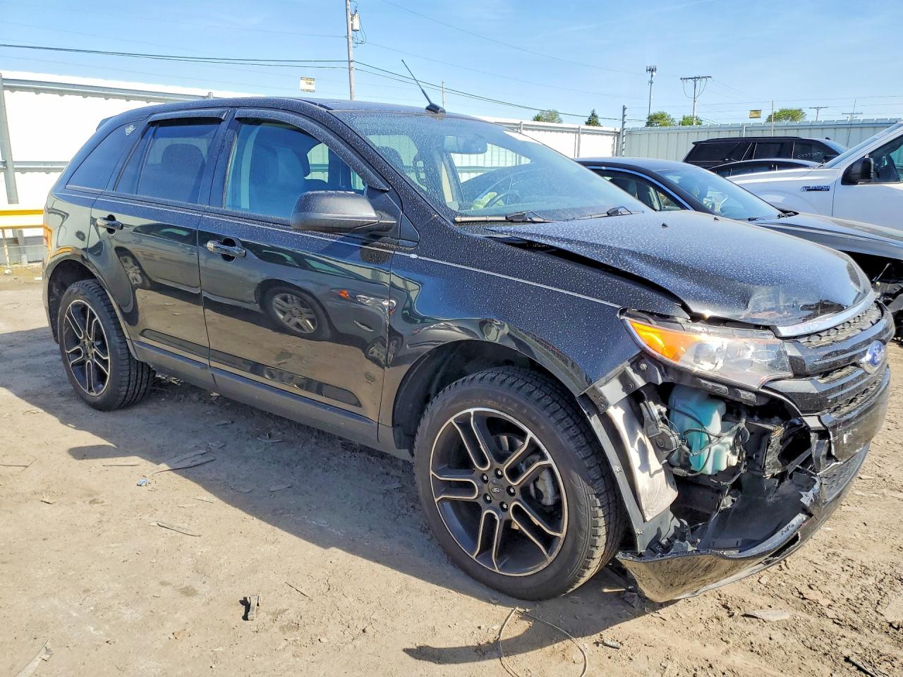 2014 Ford Edge Sel Black vin: 2FMDK3JC6EBA77740