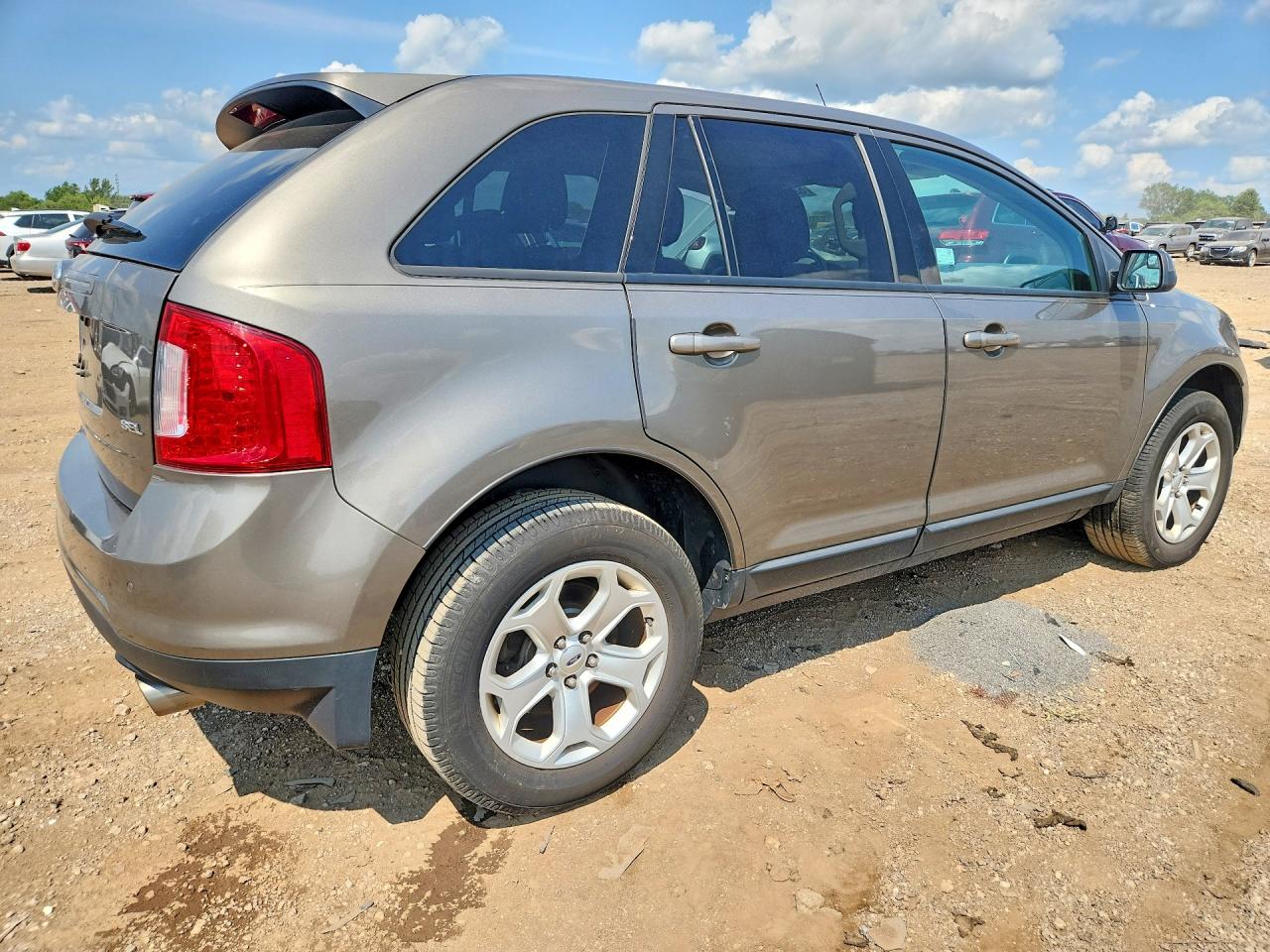 2014 Ford Edge Sel Gray vin: 2FMDK3JC6EBA81979