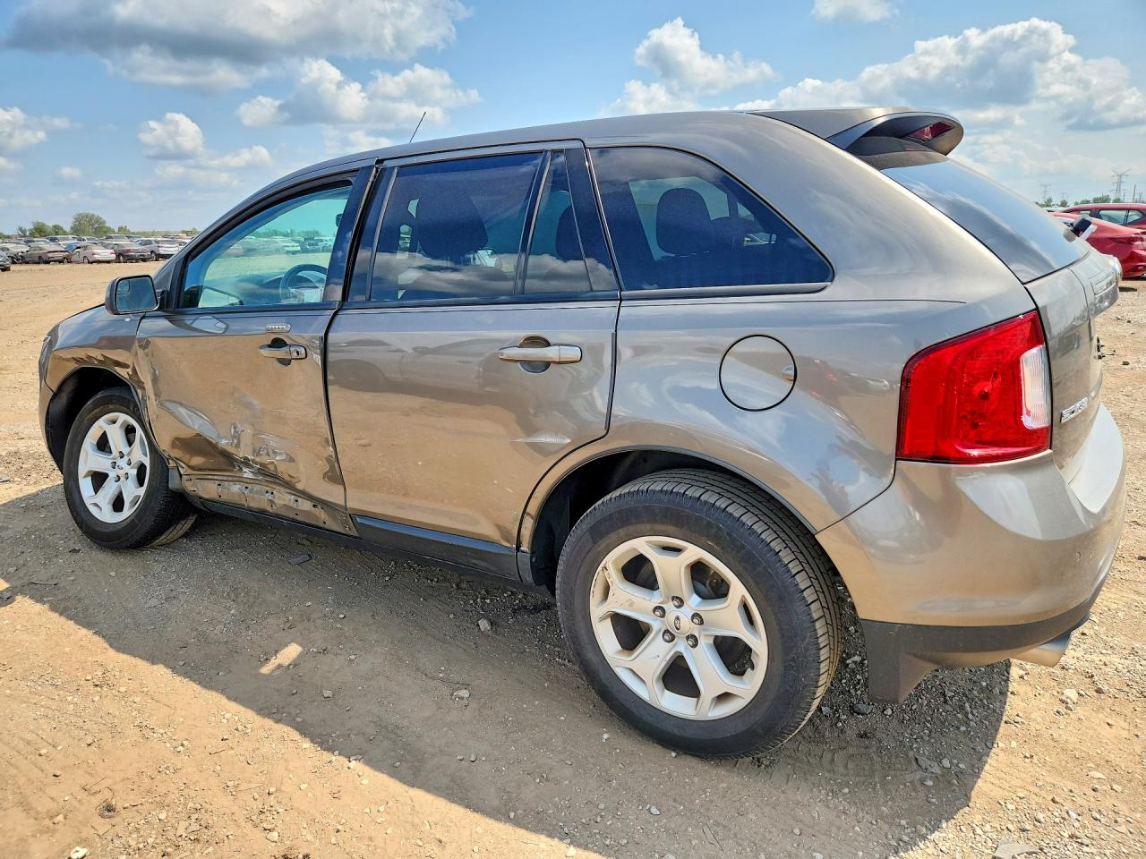 2014 Ford Edge Sel Gray vin: 2FMDK3JC6EBA81979
