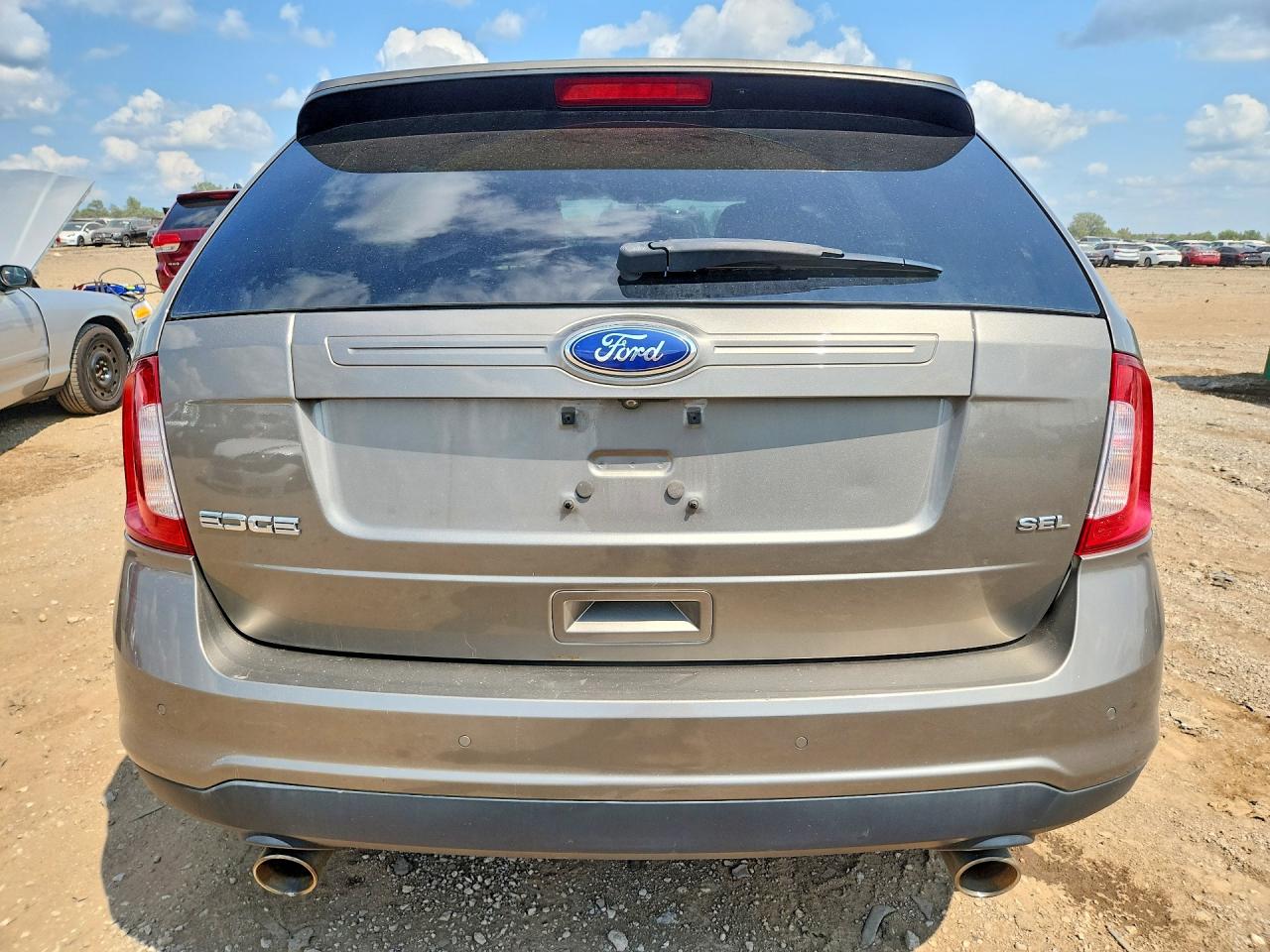 2014 Ford Edge Sel Gray vin: 2FMDK3JC6EBA81979