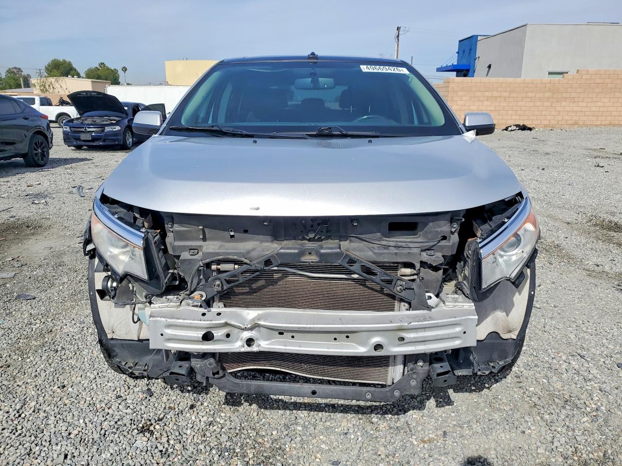 2014 Ford Edge Sel Silver vin: 2FMDK3JC6EBB00935