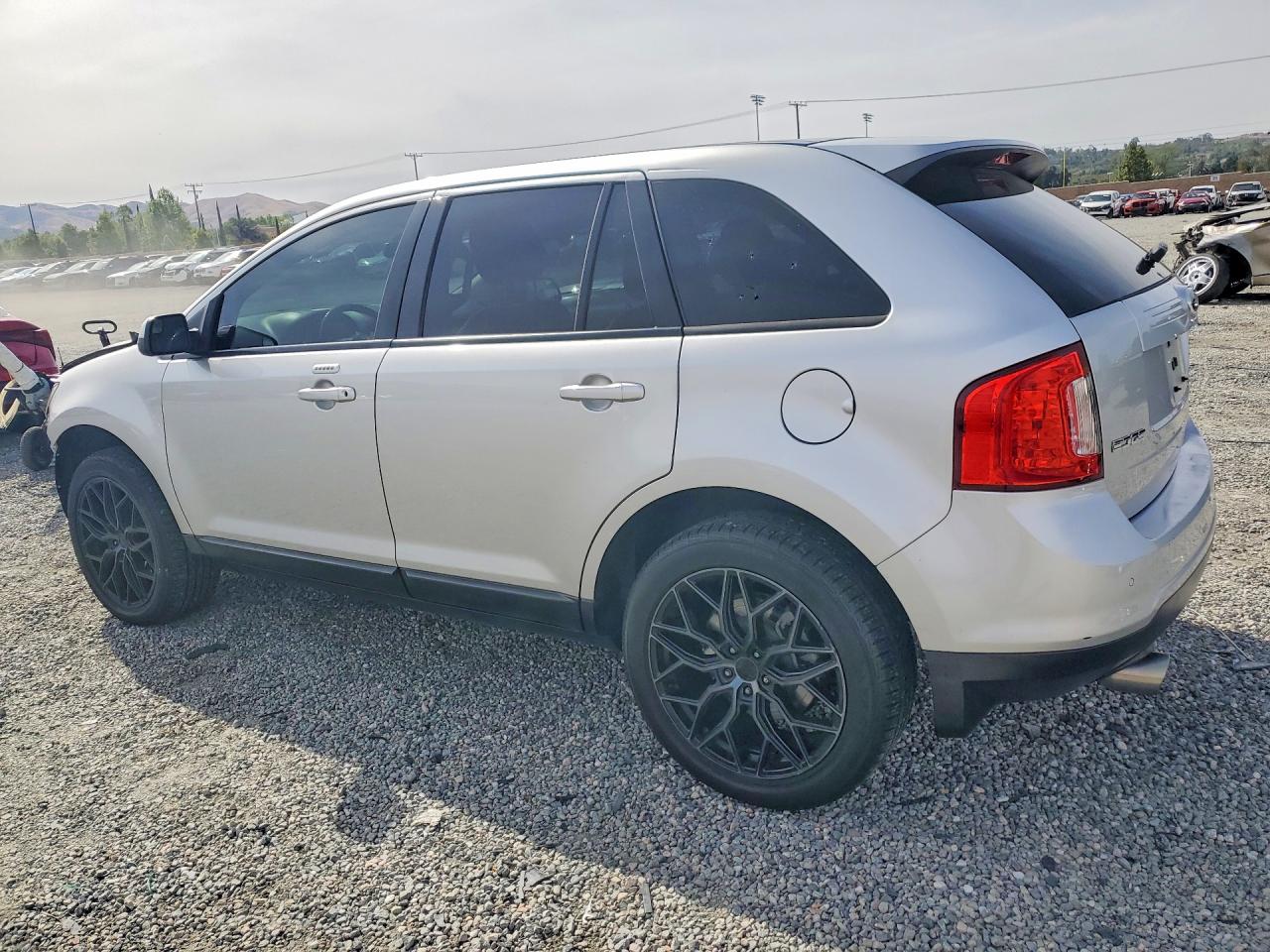 2014 Ford Edge Sel Silver vin: 2FMDK3JC6EBB00935
