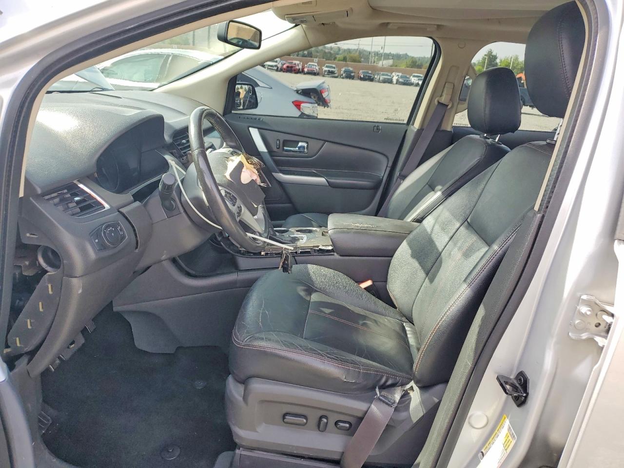 2014 Ford Edge Sel Silver vin: 2FMDK3JC6EBB00935