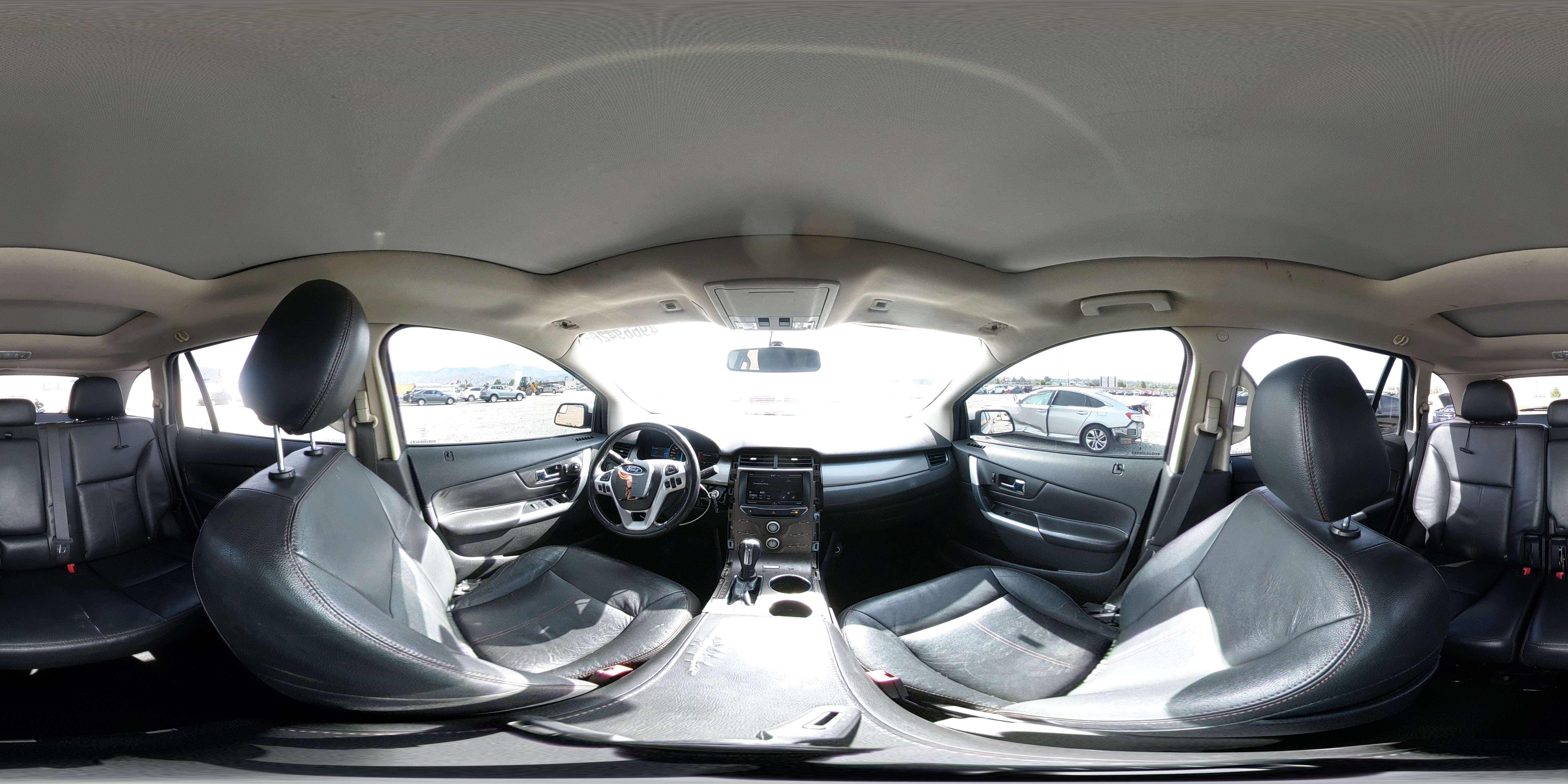 2014 Ford Edge Sel Silver vin: 2FMDK3JC6EBB00935