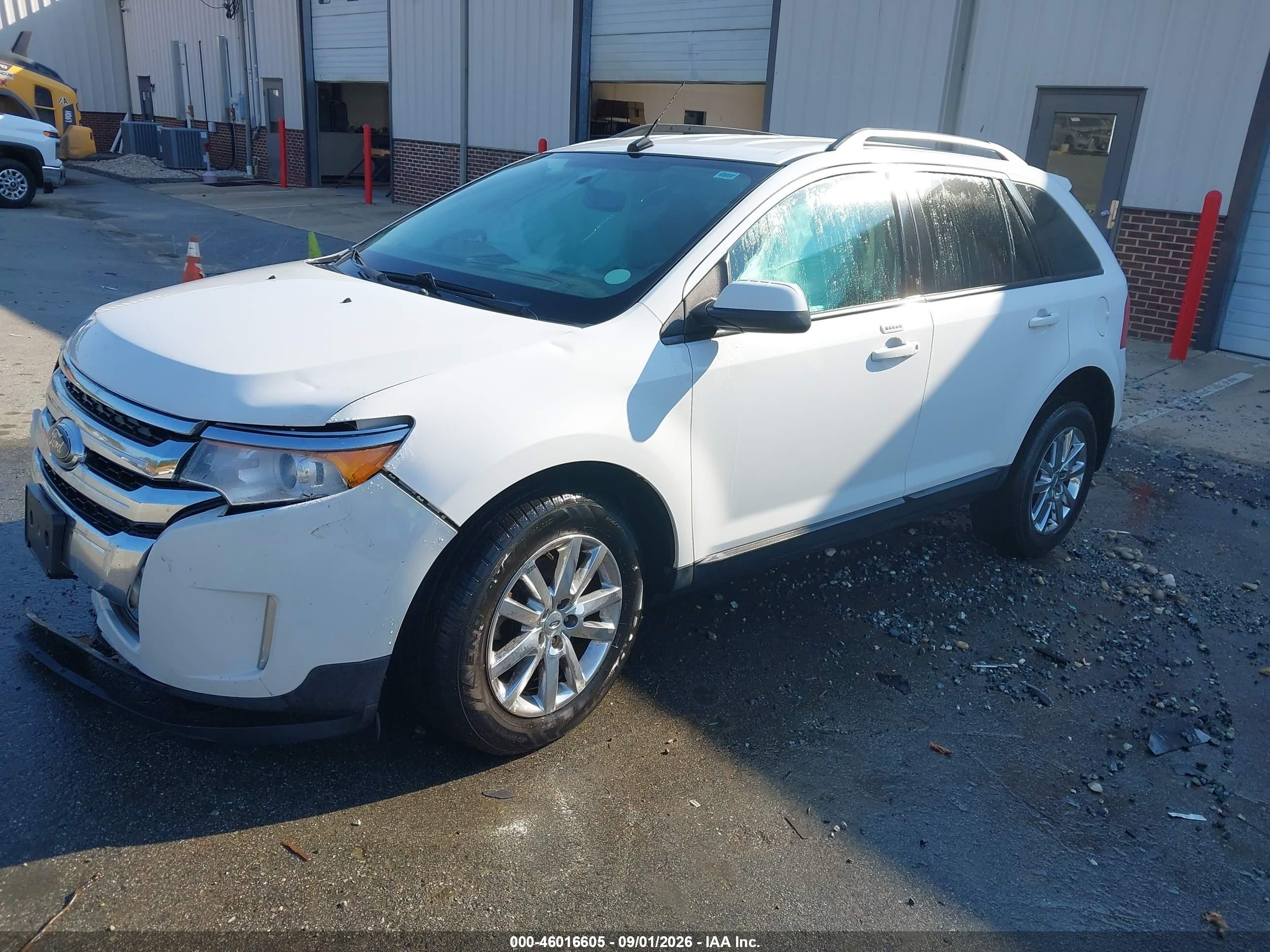 2014 Ford Edge Sel Белый vin: 2FMDK3JC6EBB20828