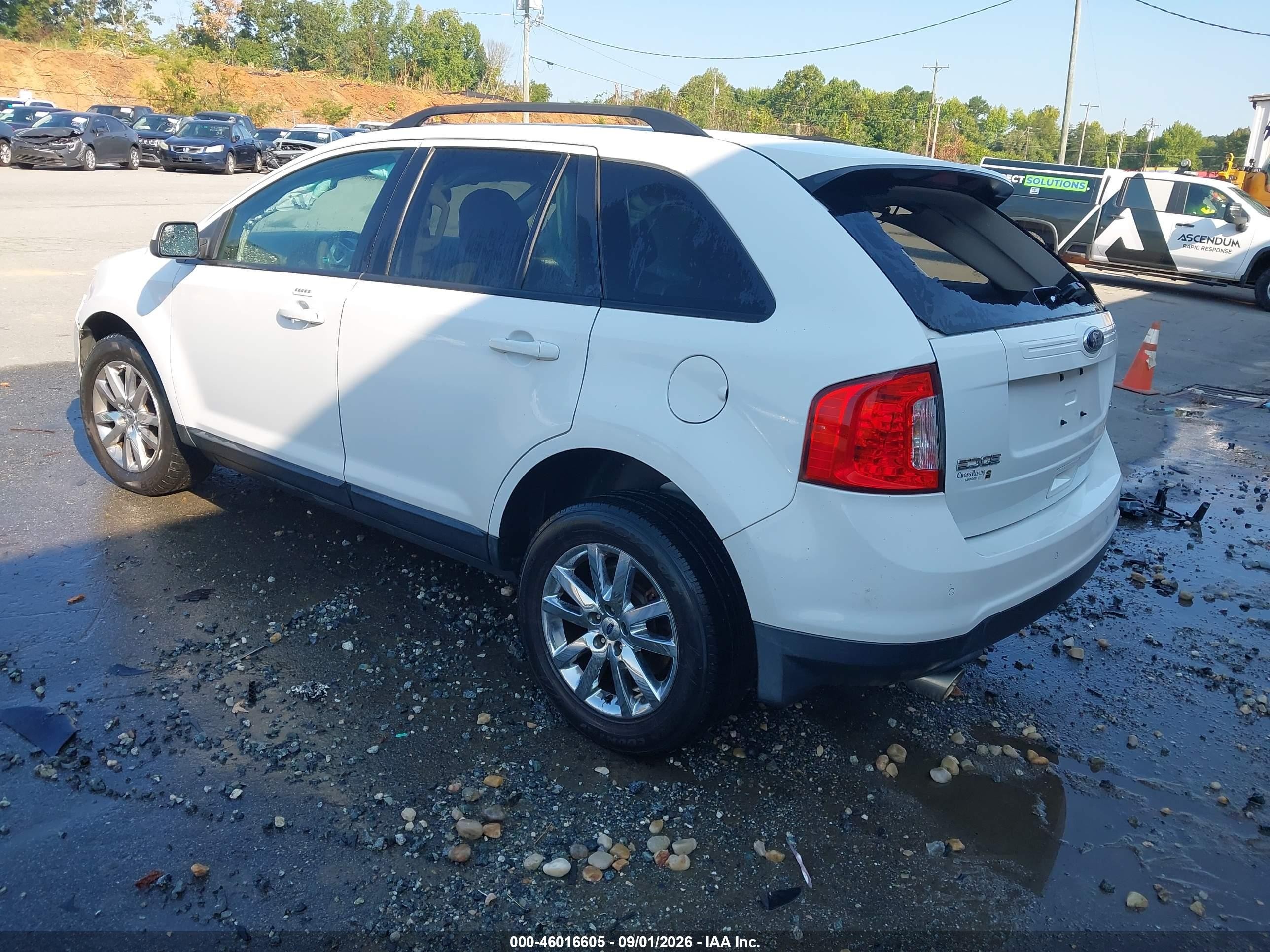 2014 Ford Edge Sel Белый vin: 2FMDK3JC6EBB20828