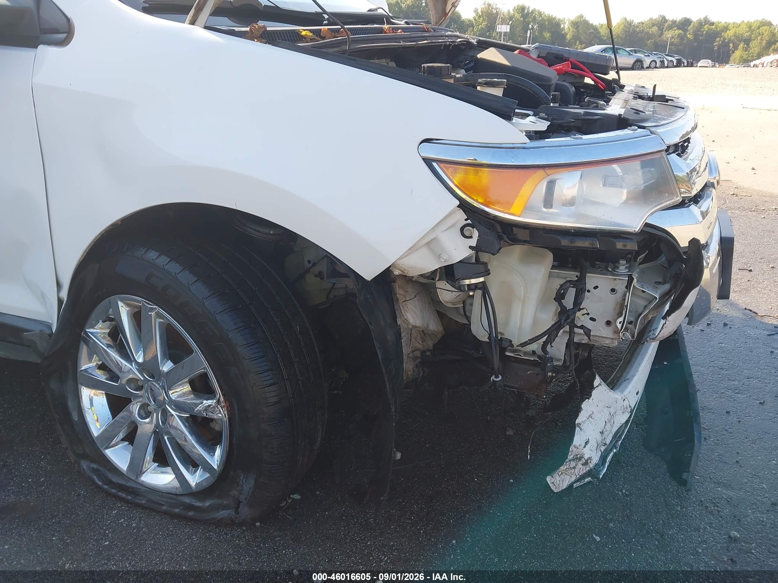 2014 Ford Edge Sel Белый vin: 2FMDK3JC6EBB20828