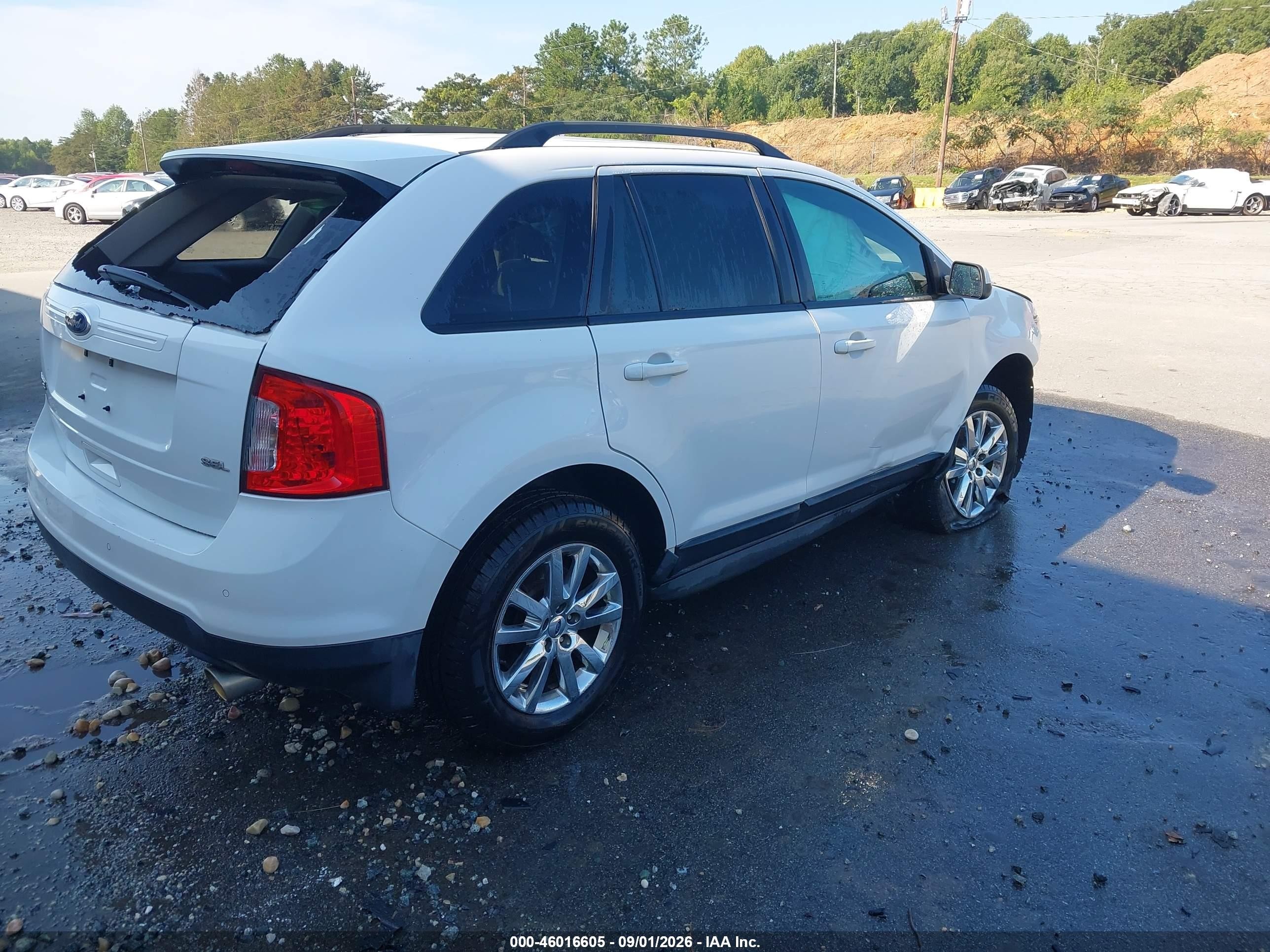 2014 Ford Edge Sel Белый vin: 2FMDK3JC6EBB20828