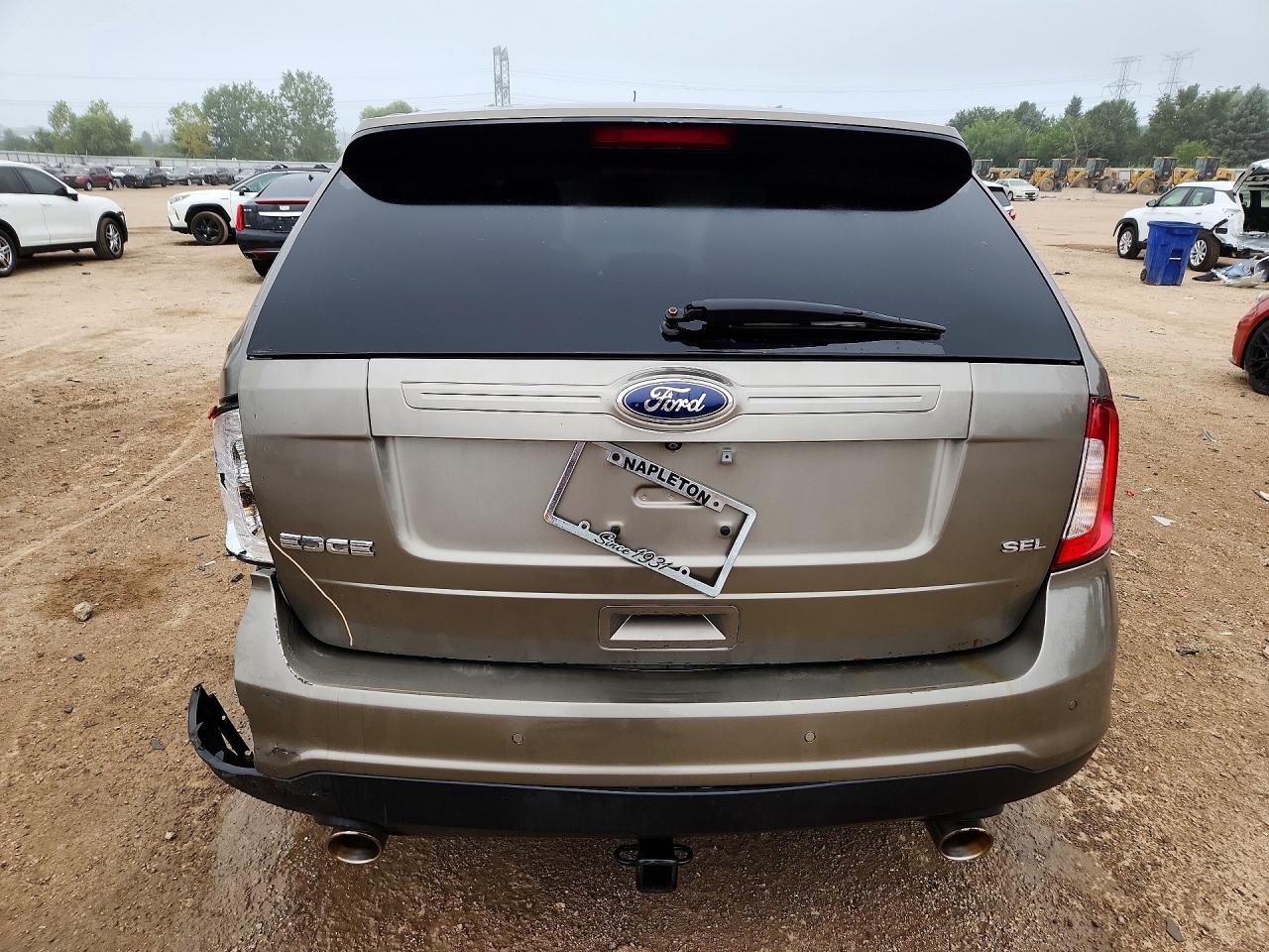 2014 Ford Edge Sel Gray vin: 2FMDK3JC6EBB45289