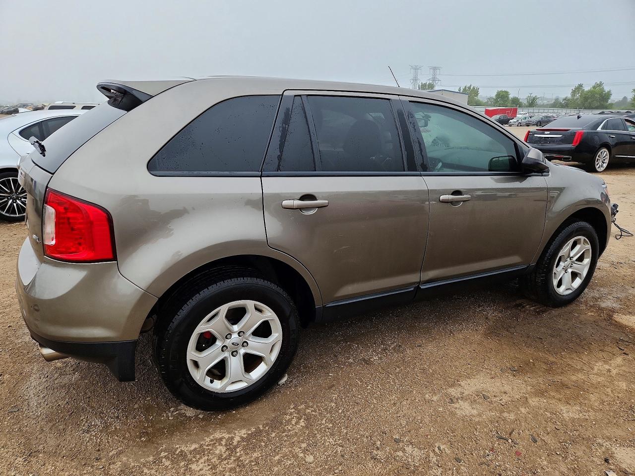 2014 Ford Edge Sel Gray vin: 2FMDK3JC6EBB45289