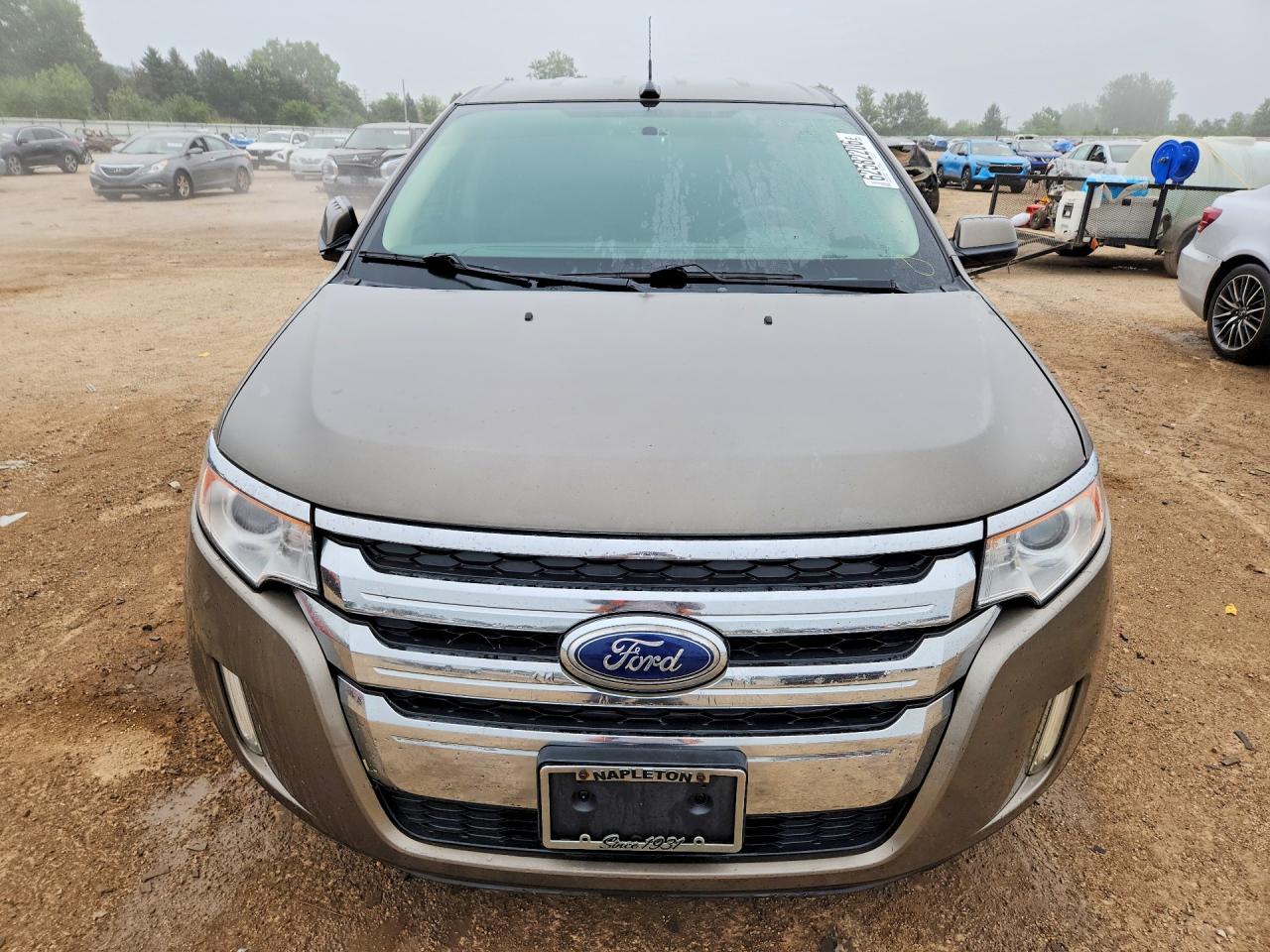 2014 Ford Edge Sel Gray vin: 2FMDK3JC6EBB45289