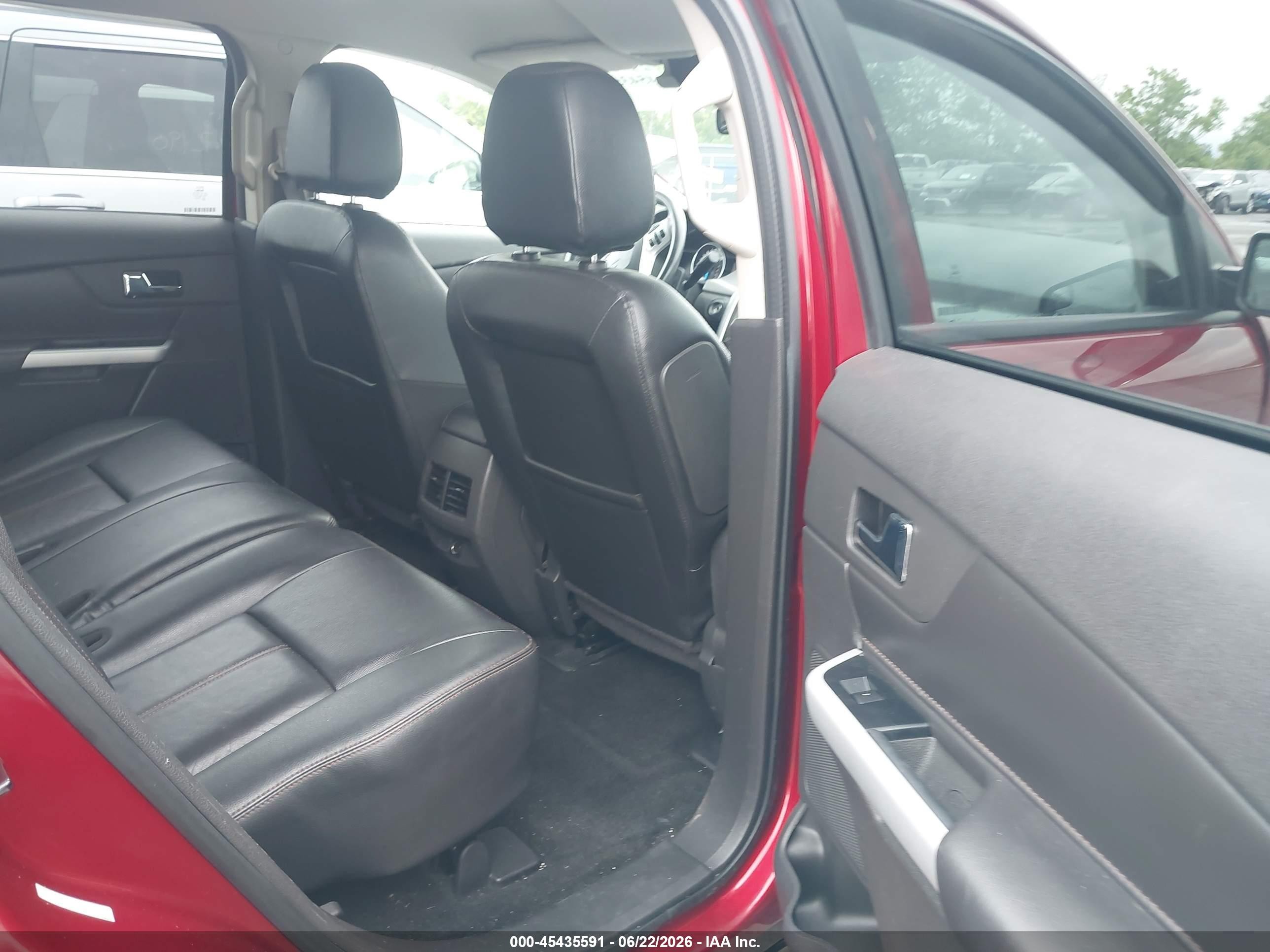 2014 Ford Edge Sel Red vin: 2FMDK3JC6EBB53621