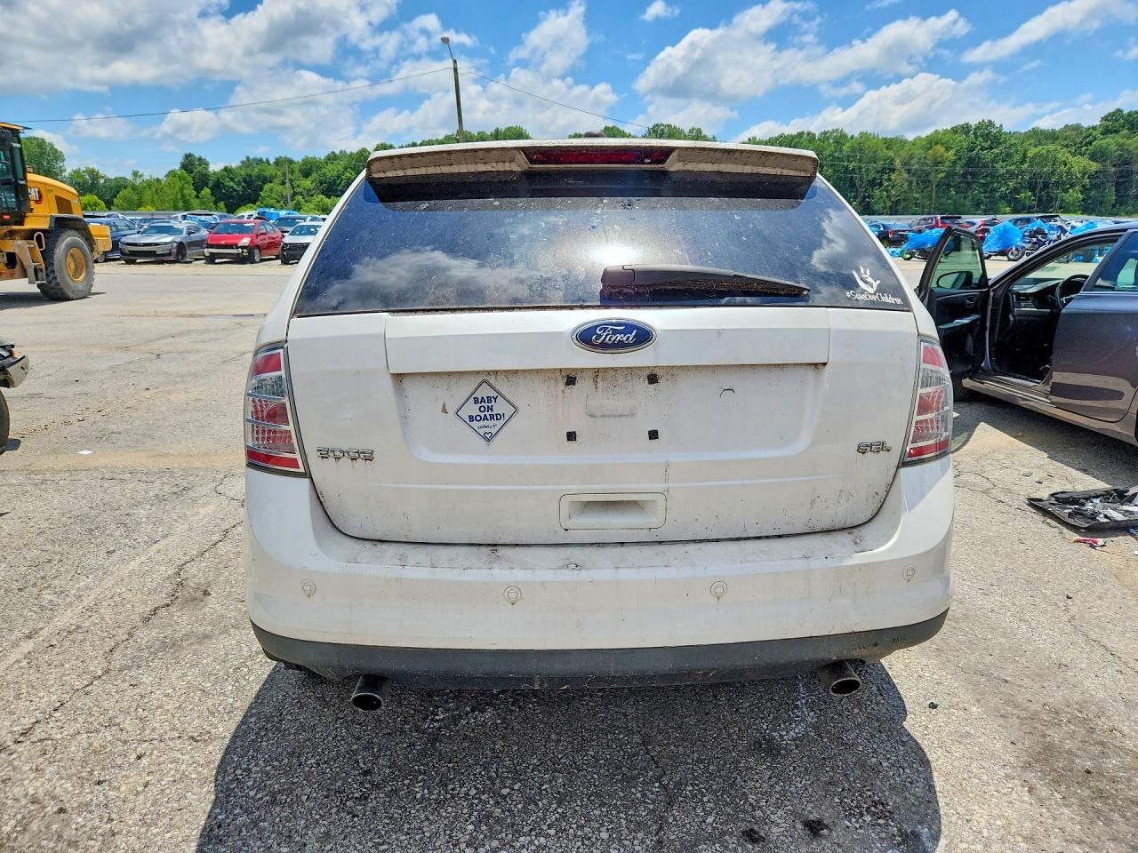 2010 Ford Edge Sel Белый vin: 2FMDK3JC7ABA05858