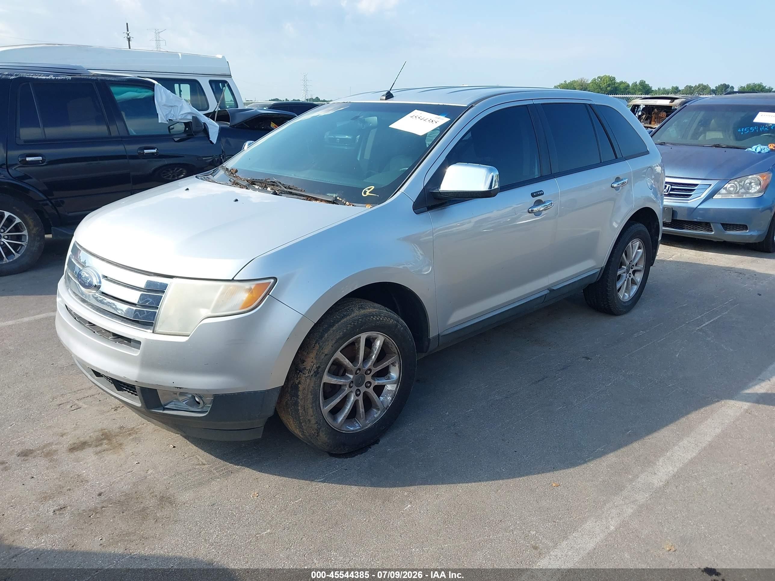 2010 Ford Edge Sel Silver vin: 2FMDK3JC7ABA83217