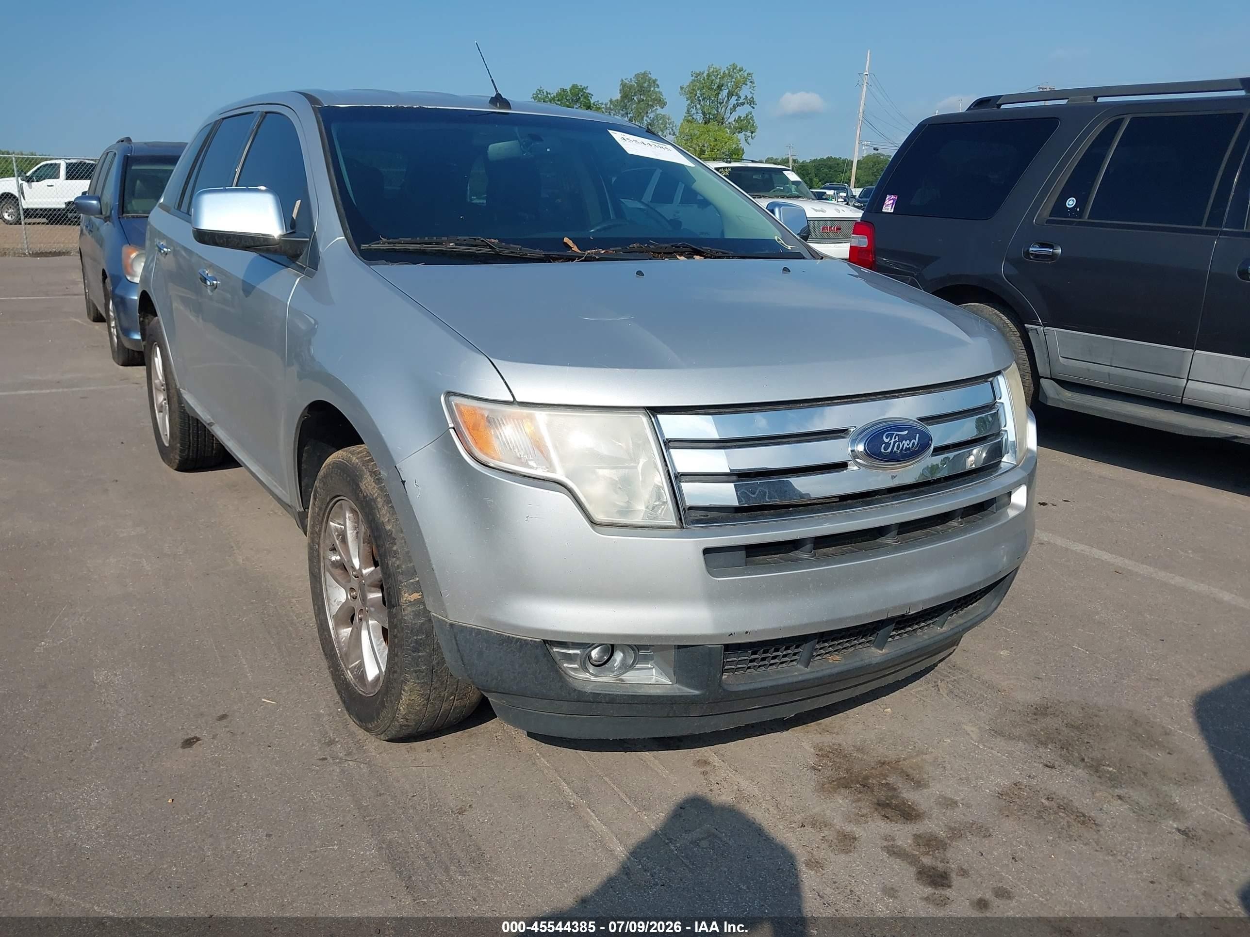 2010 Ford Edge Sel Silver vin: 2FMDK3JC7ABA83217