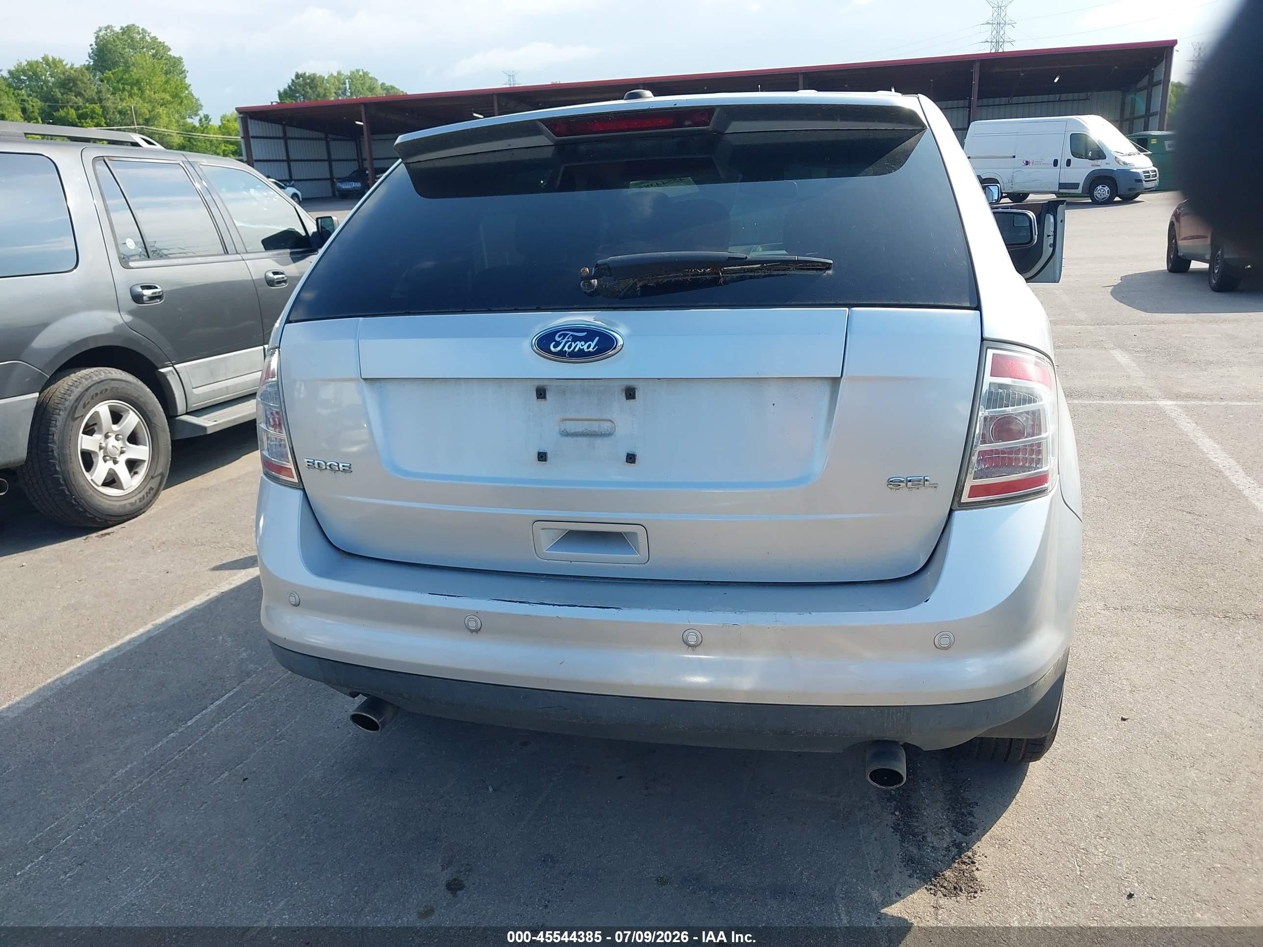 2010 Ford Edge Sel Silver vin: 2FMDK3JC7ABA83217
