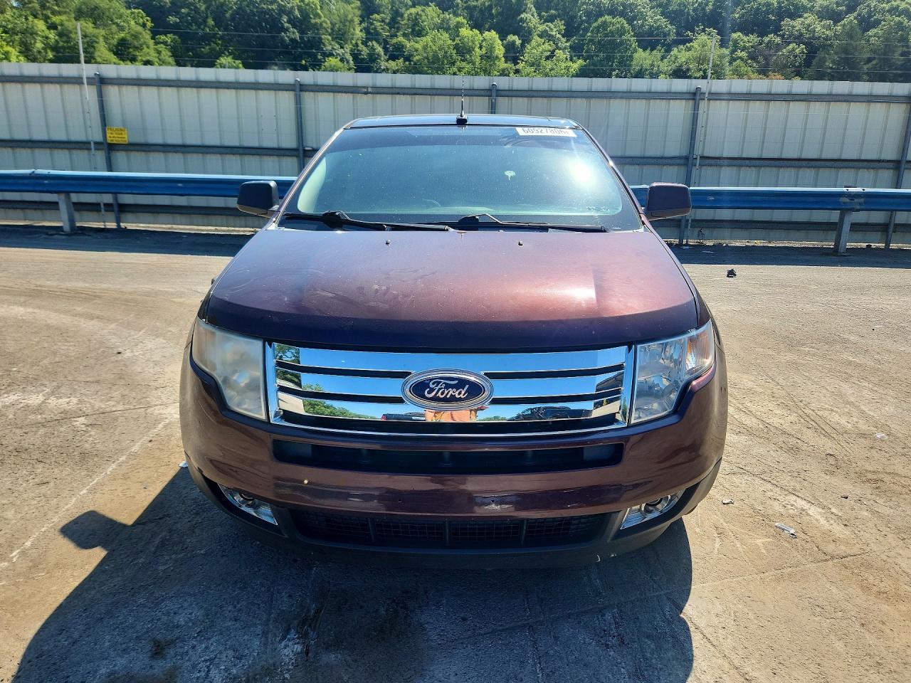 2010 Ford Edge Sel Burgundy vin: 2FMDK3JC7ABB44971