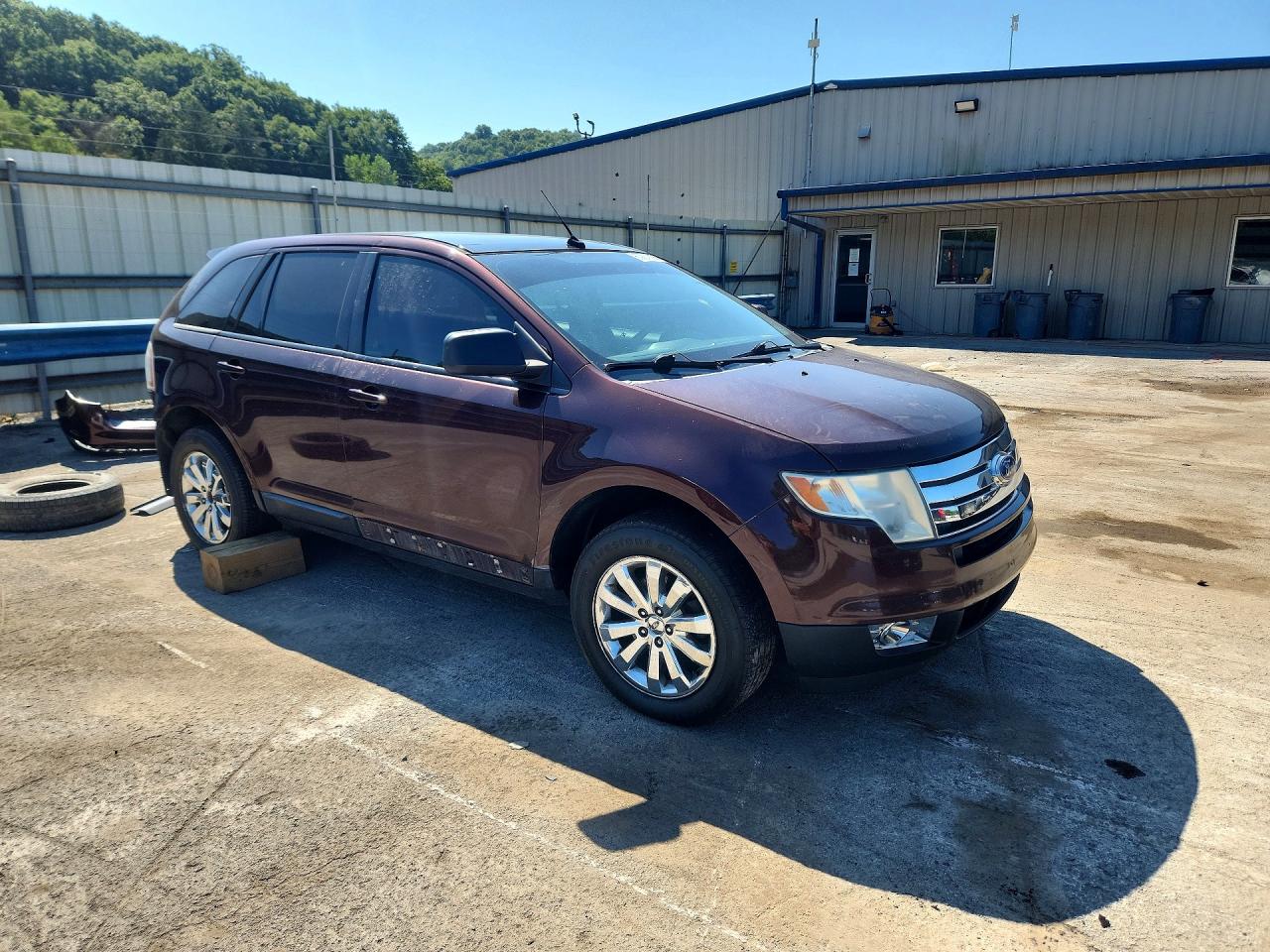 2010 Ford Edge Sel Burgundy vin: 2FMDK3JC7ABB44971
