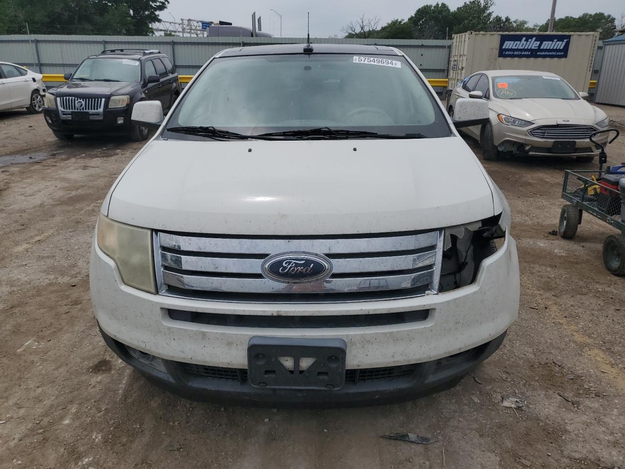 2010 Ford Edge Sel White vin: 2FMDK3JC7ABB52763