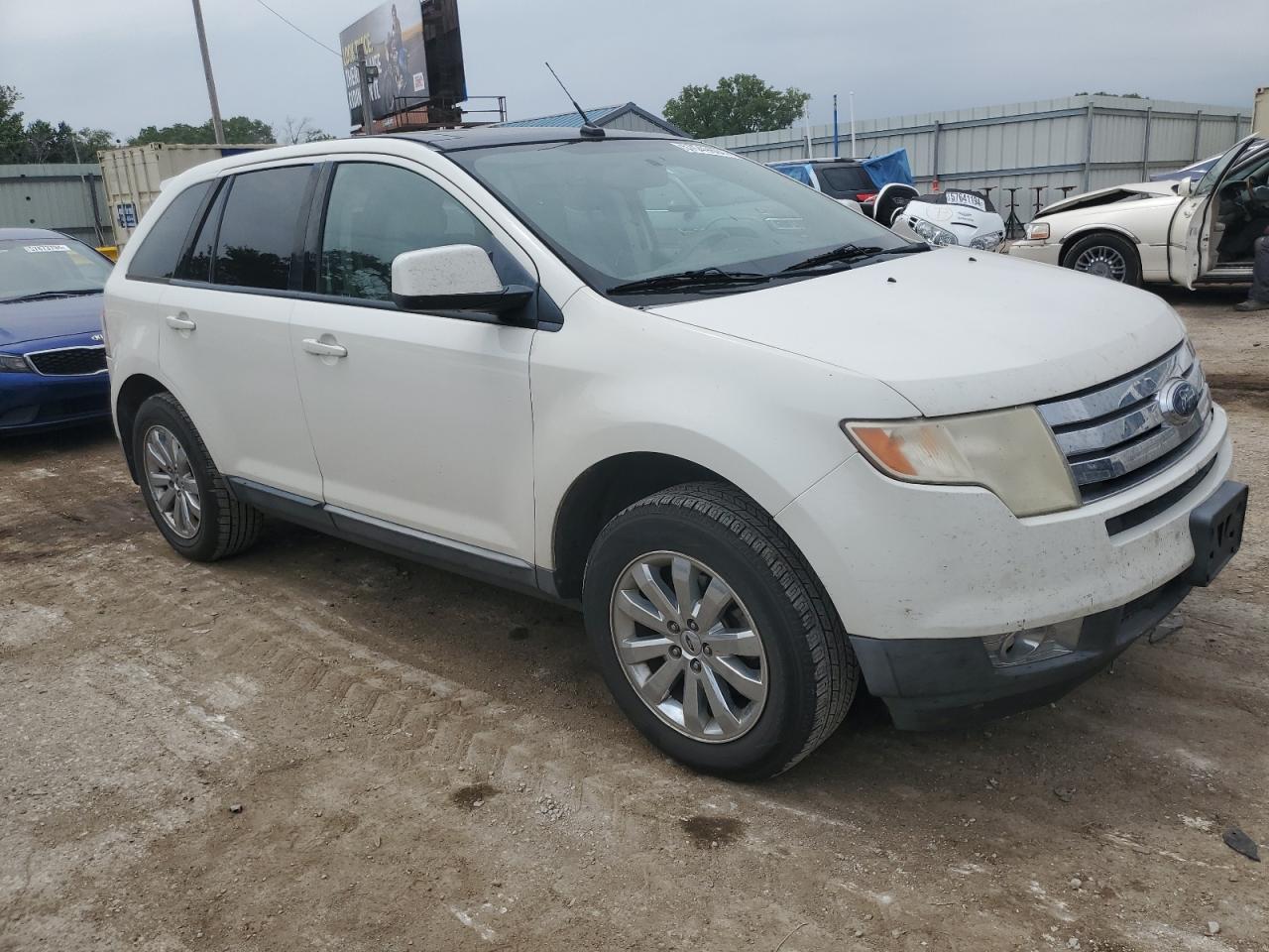 2010 Ford Edge Sel White vin: 2FMDK3JC7ABB52763