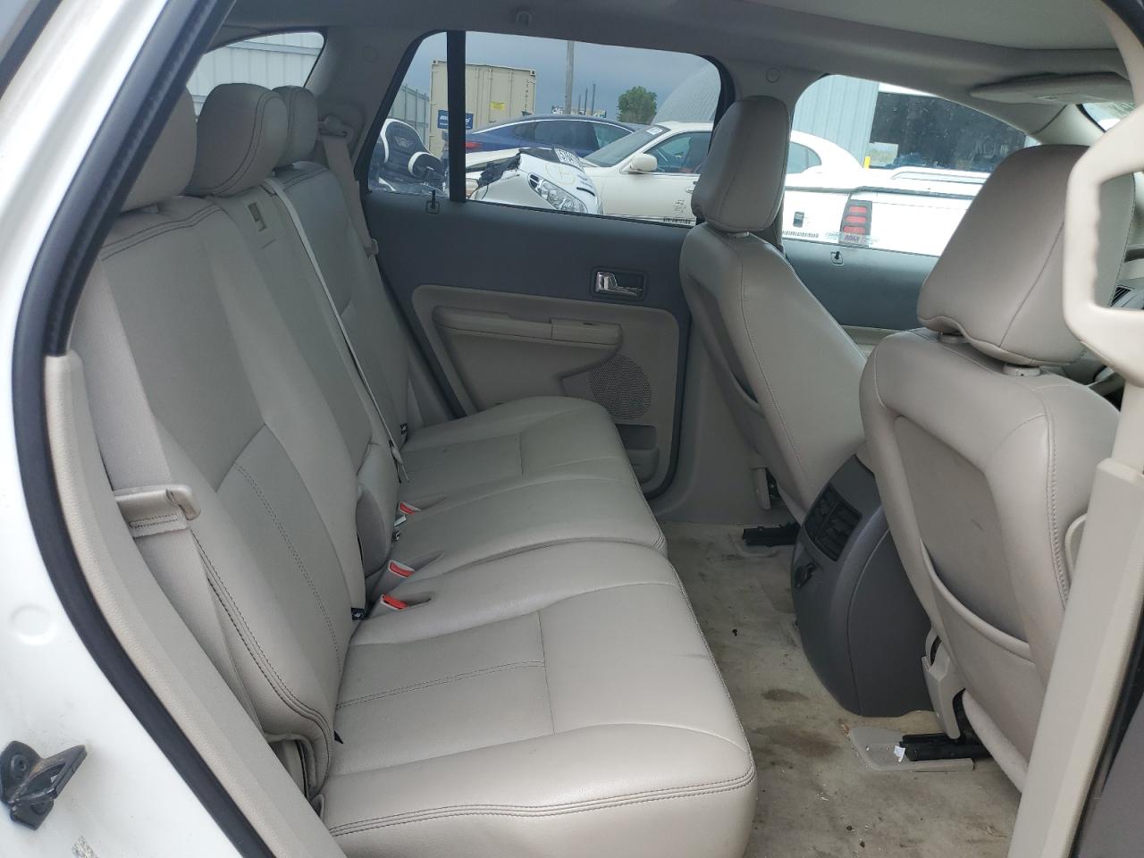 2010 Ford Edge Sel White vin: 2FMDK3JC7ABB52763