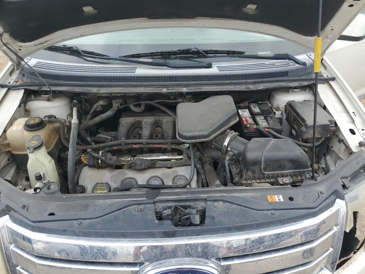2010 Ford Edge Sel White vin: 2FMDK3JC7ABB52763