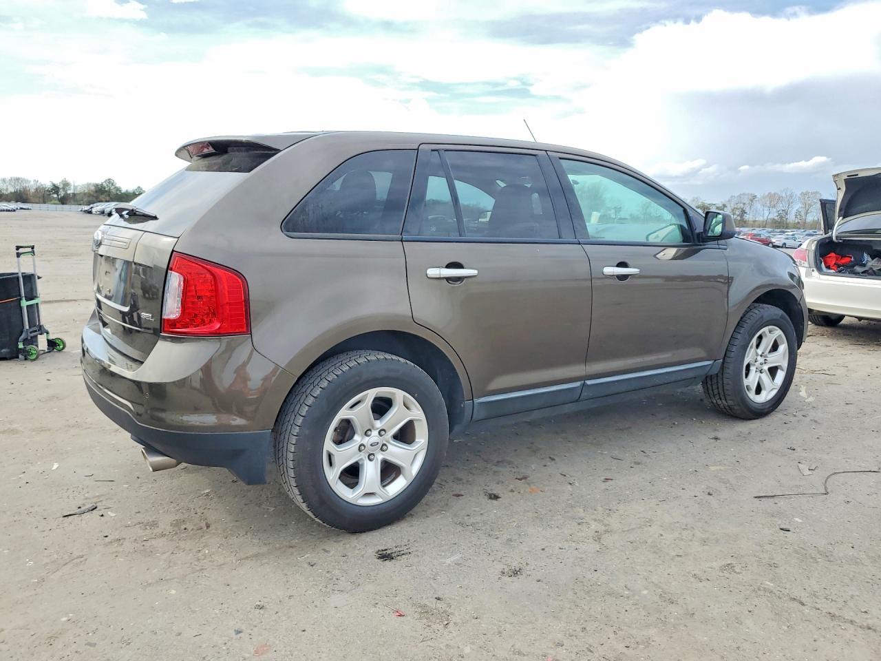 2011 Ford Edge Sel Brown vin: 2FMDK3JC7BBA02315