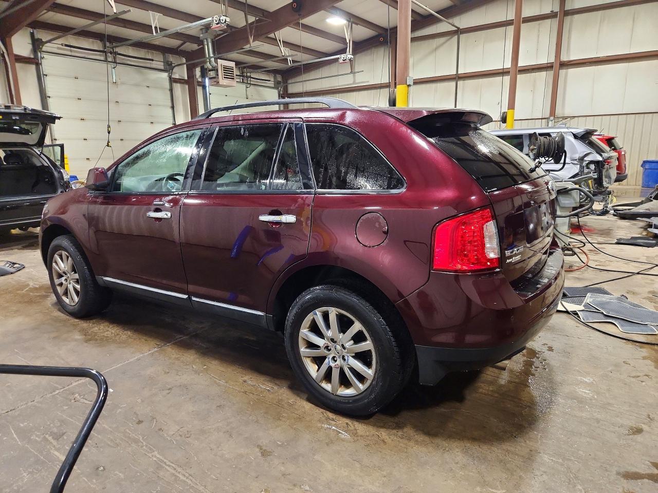 2011 Ford Edge Sel Maroon vin: 2FMDK3JC7BBA44919