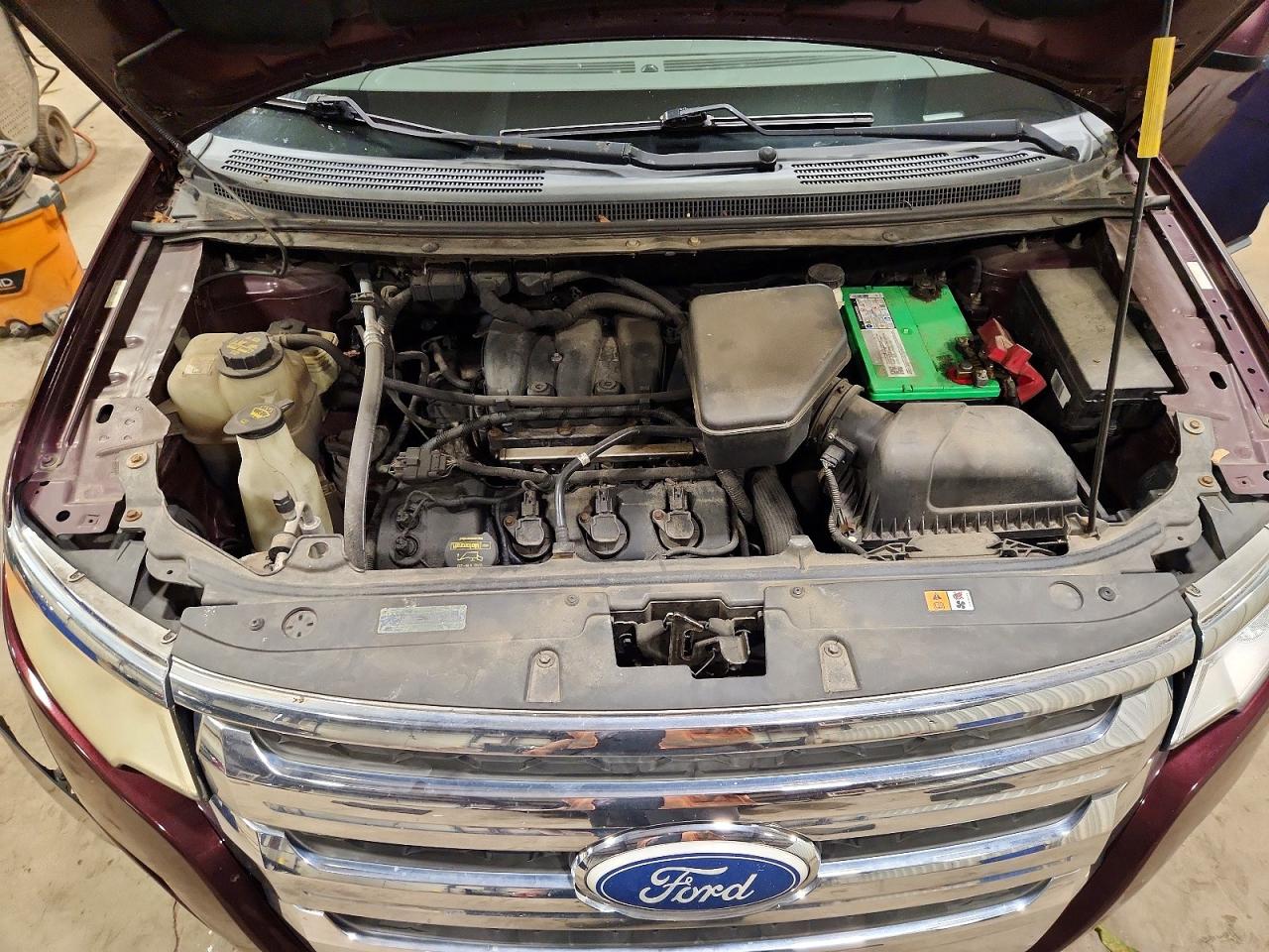 2011 Ford Edge Sel Maroon vin: 2FMDK3JC7BBA44919