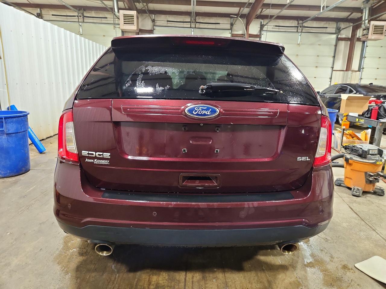 2011 Ford Edge Sel Maroon vin: 2FMDK3JC7BBA44919