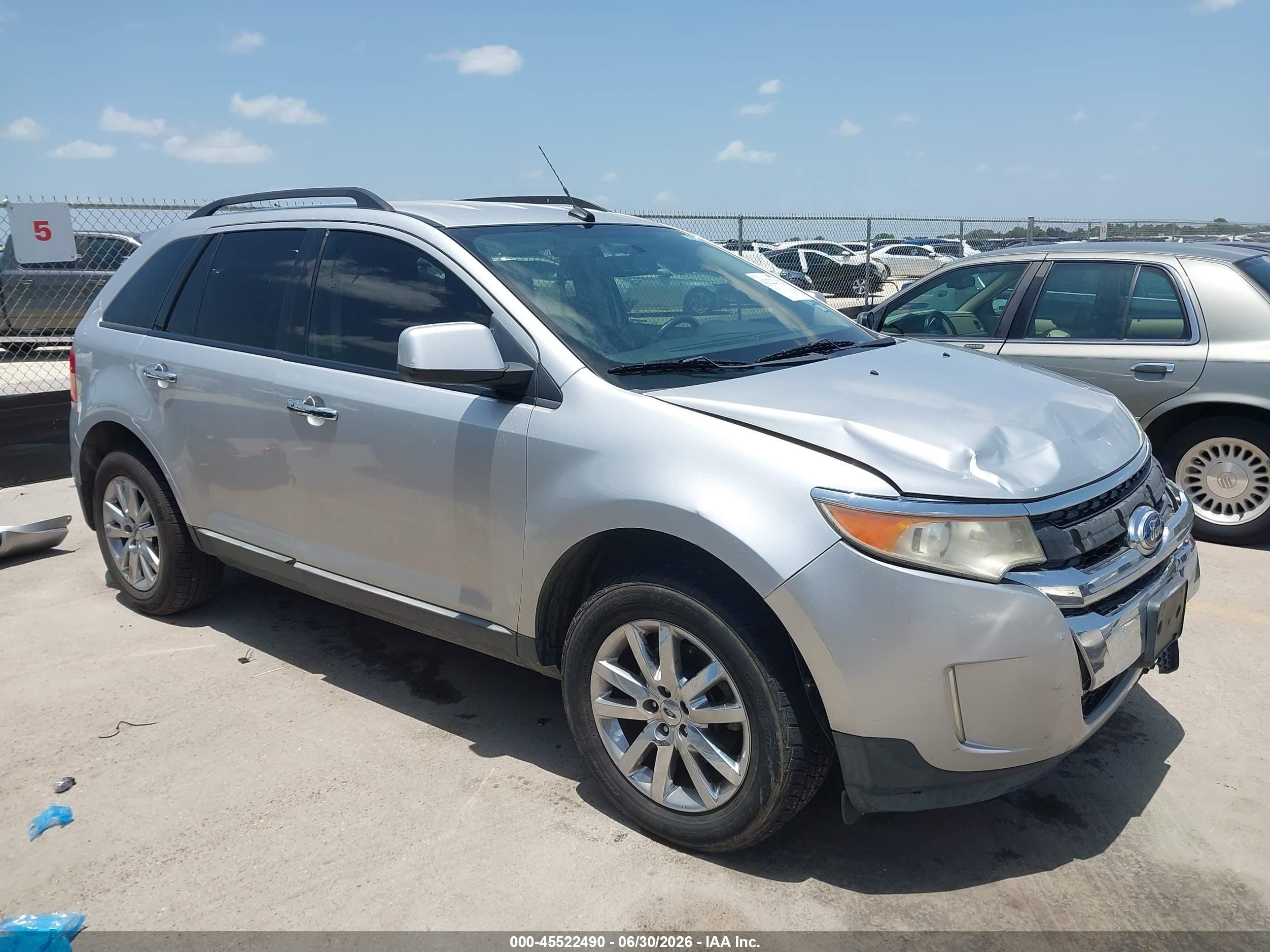 2011 Ford Edge Sel Silver vin: 2FMDK3JC7BBA85468