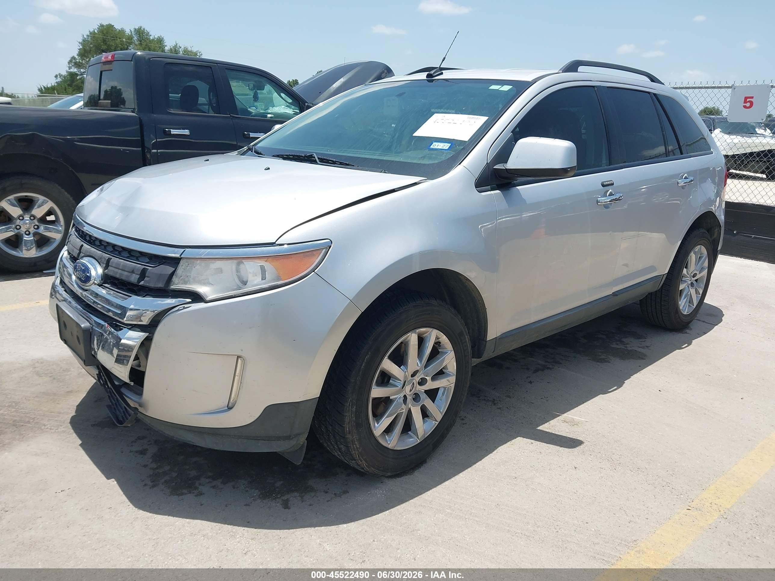 2011 Ford Edge Sel Silver vin: 2FMDK3JC7BBA85468
