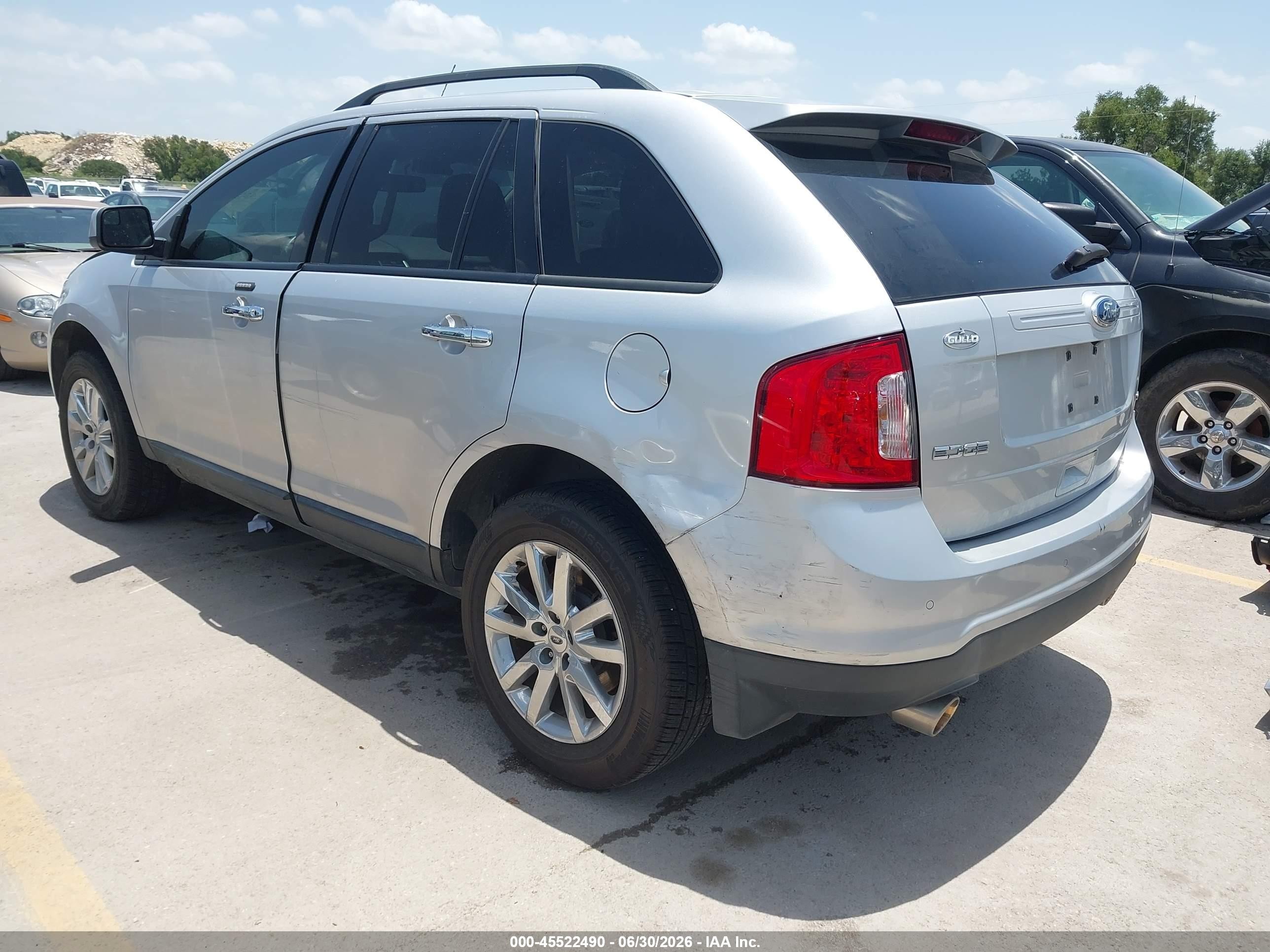 2011 Ford Edge Sel Silver vin: 2FMDK3JC7BBA85468