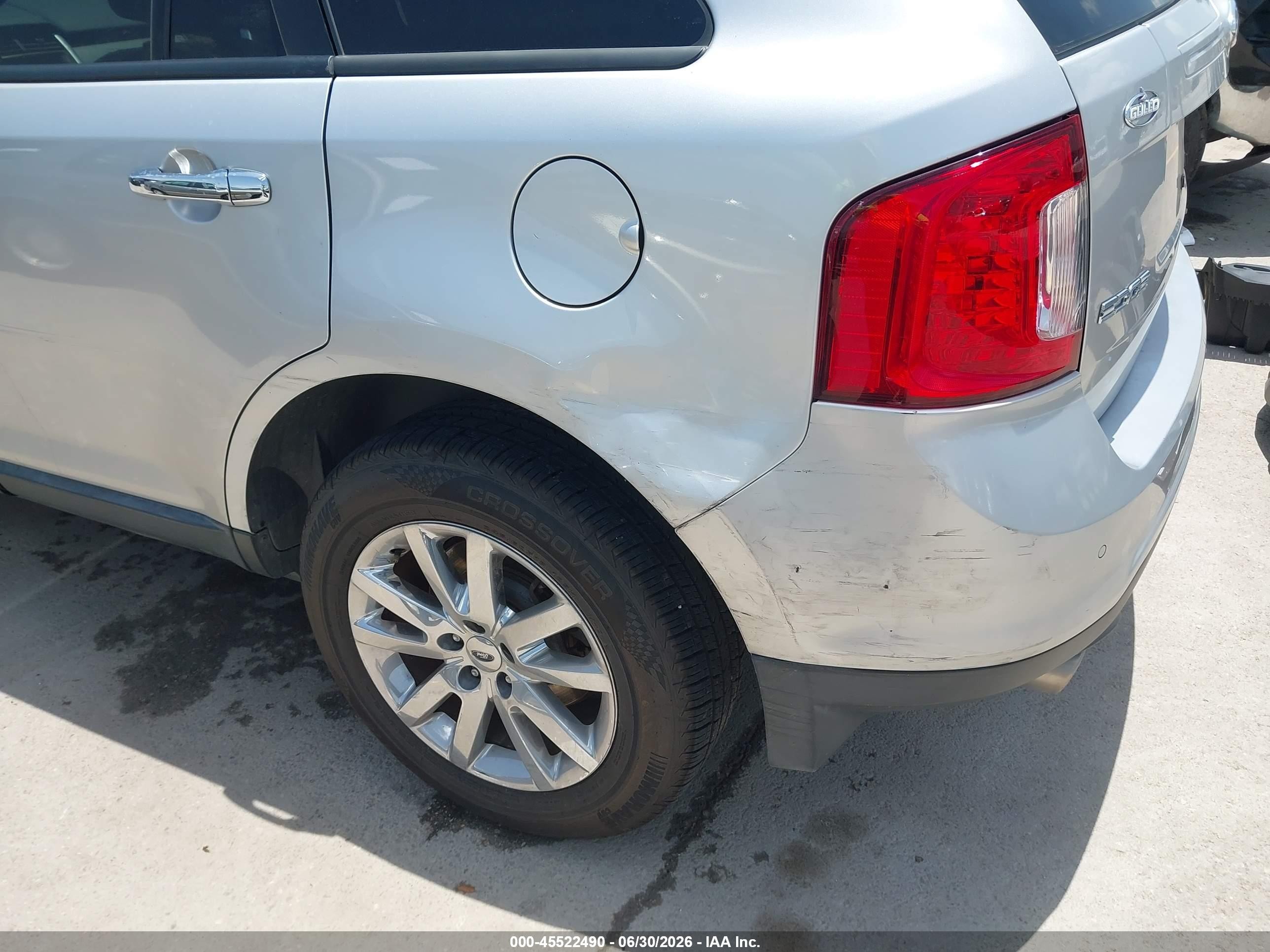 2011 Ford Edge Sel Silver vin: 2FMDK3JC7BBA85468