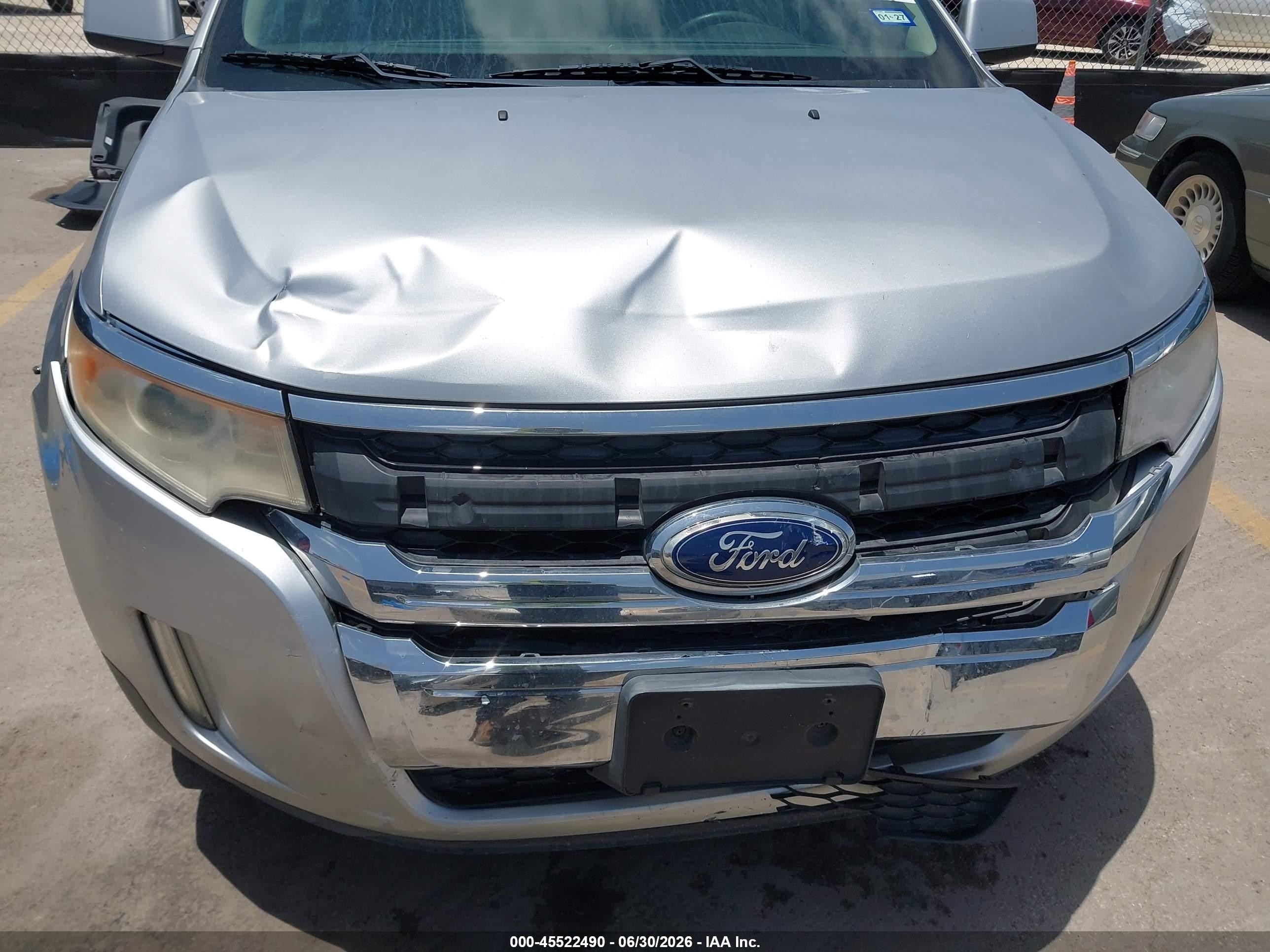2011 Ford Edge Sel Silver vin: 2FMDK3JC7BBA85468