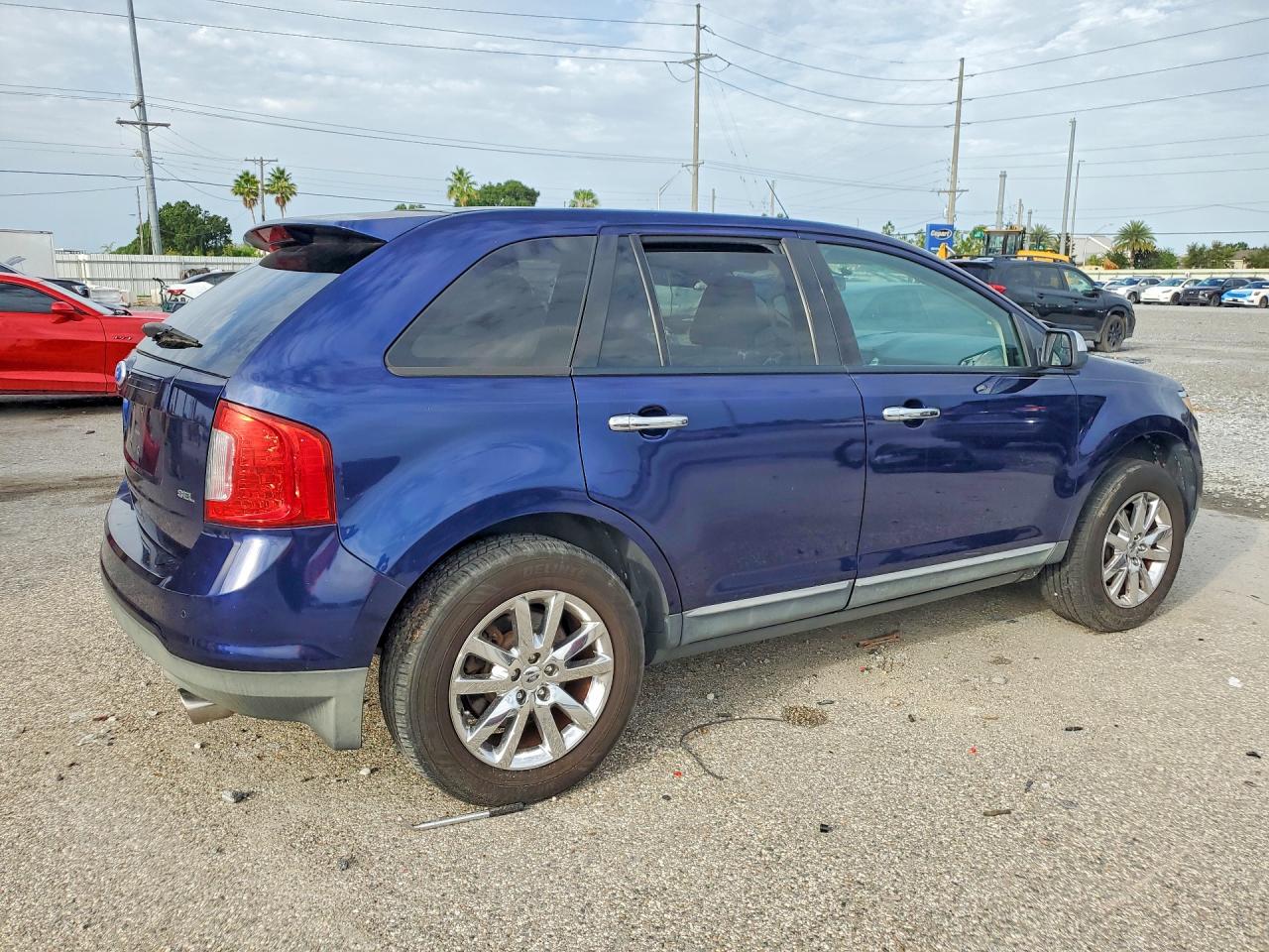 2011 Ford Edge Sel Blue vin: 2FMDK3JC7BBB14936
