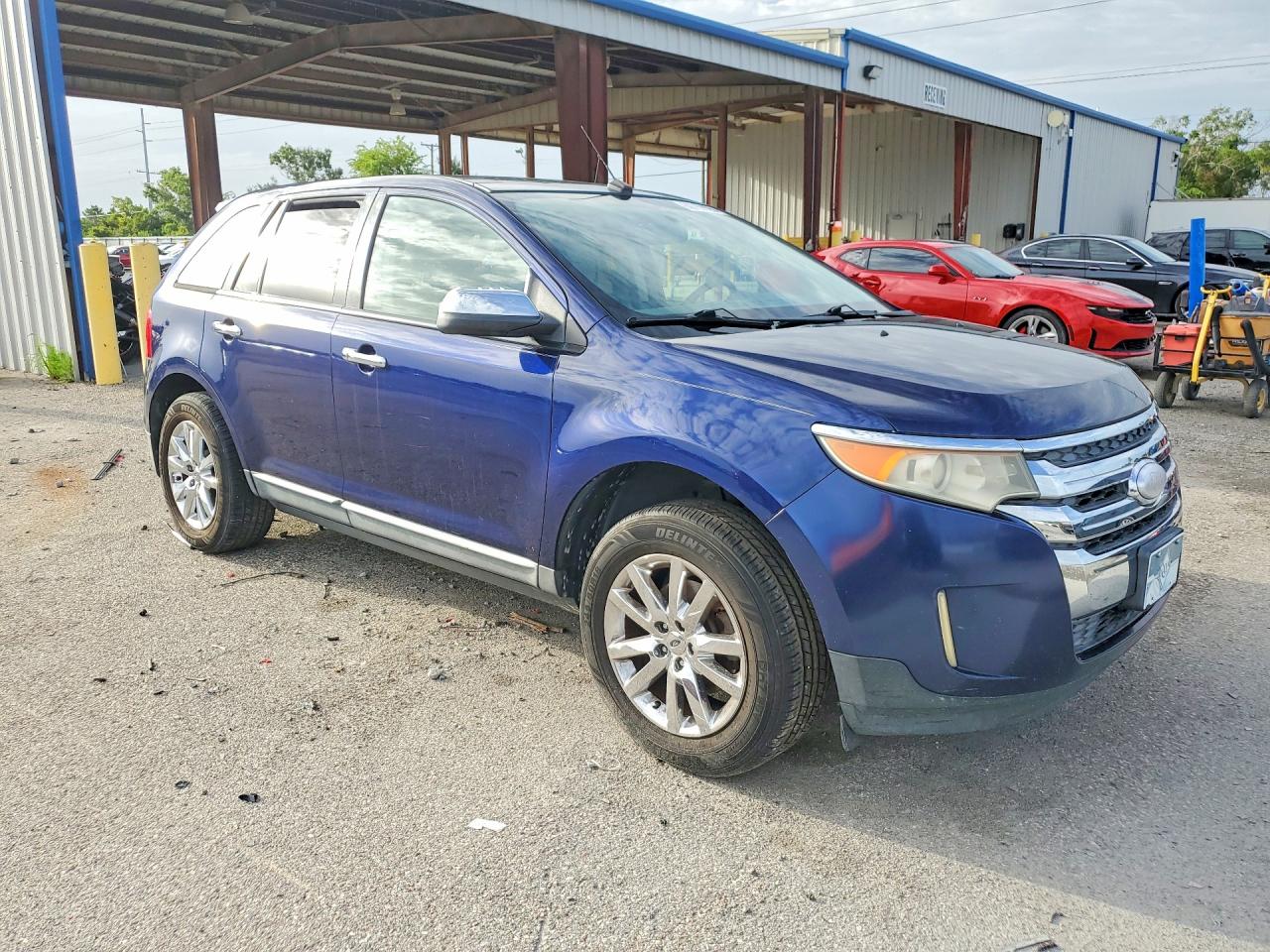 2011 Ford Edge Sel Blue vin: 2FMDK3JC7BBB14936