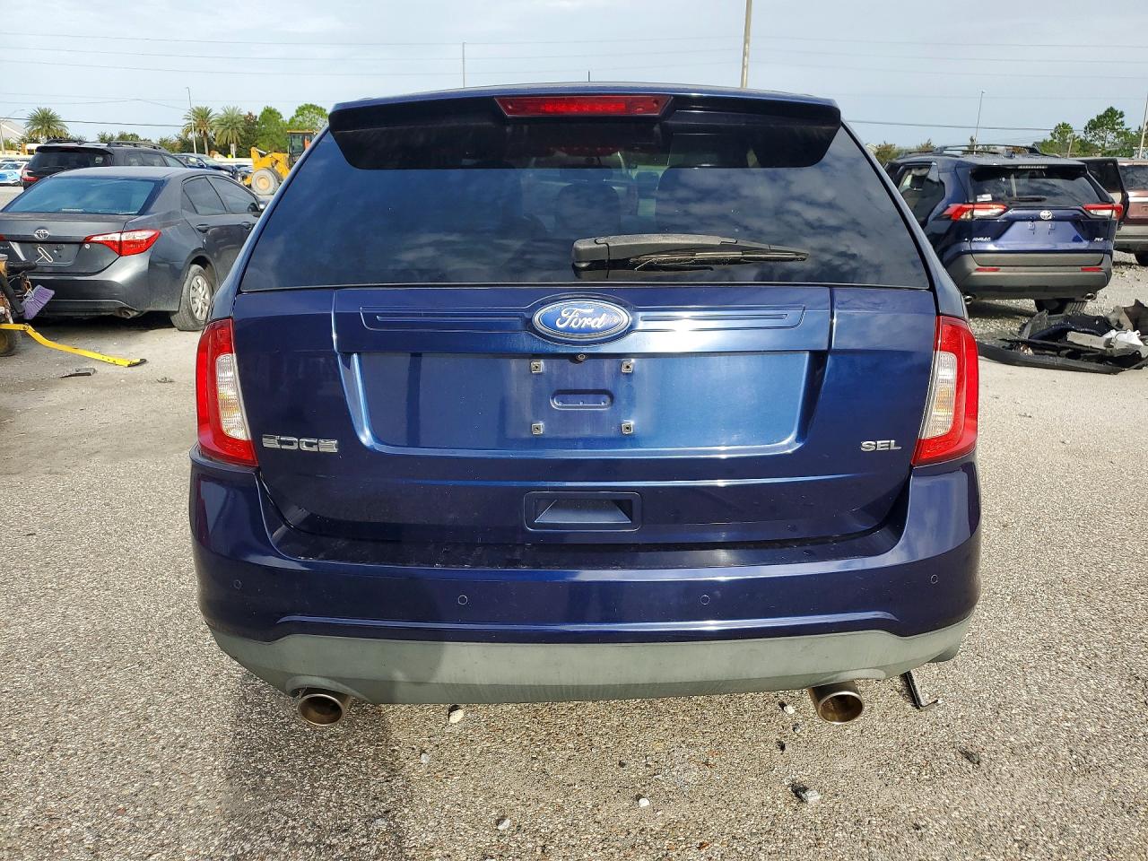 2011 Ford Edge Sel Blue vin: 2FMDK3JC7BBB14936