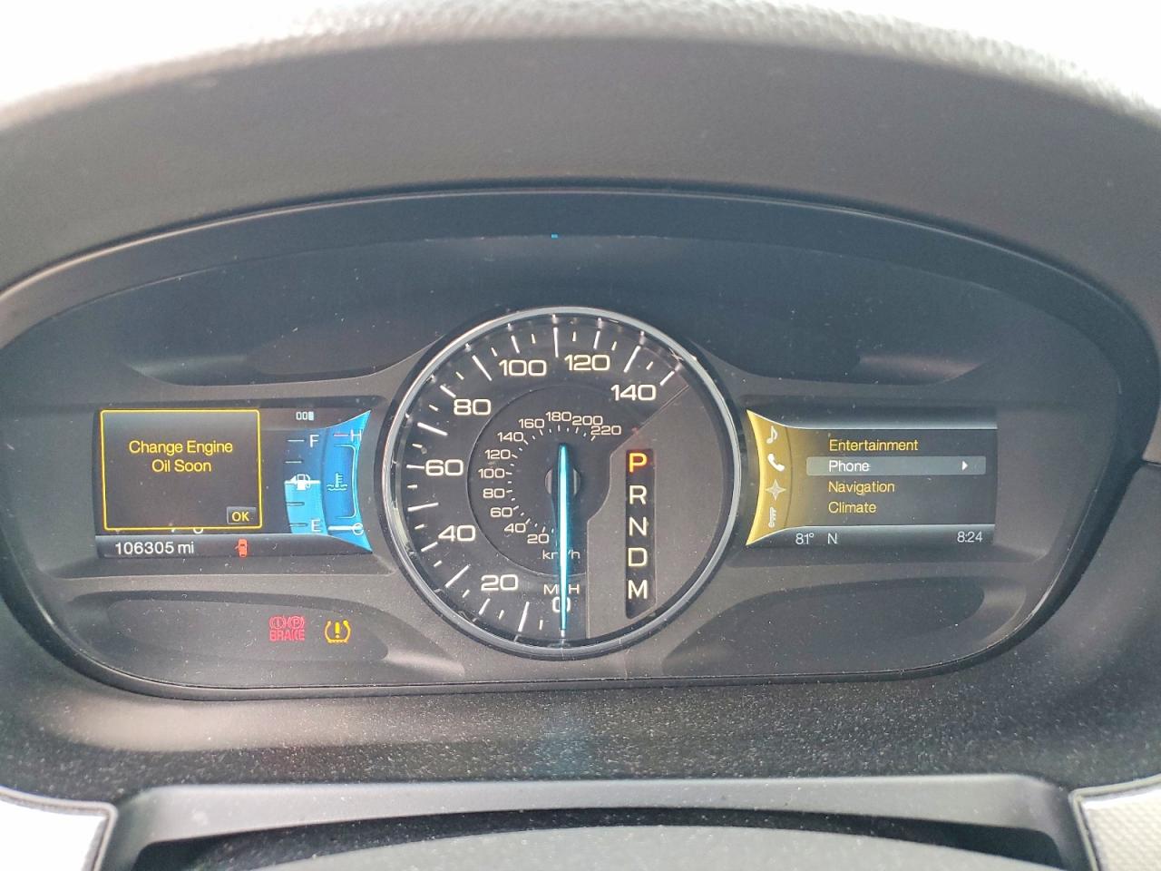2011 Ford Edge Sel Blue vin: 2FMDK3JC7BBB14936