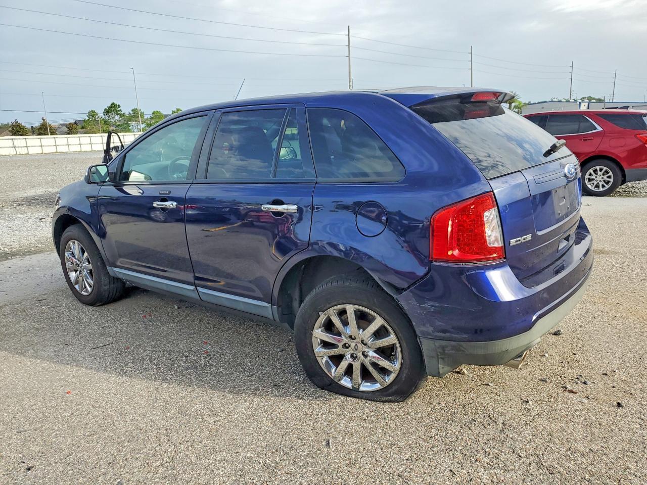 2011 Ford Edge Sel Blue vin: 2FMDK3JC7BBB14936