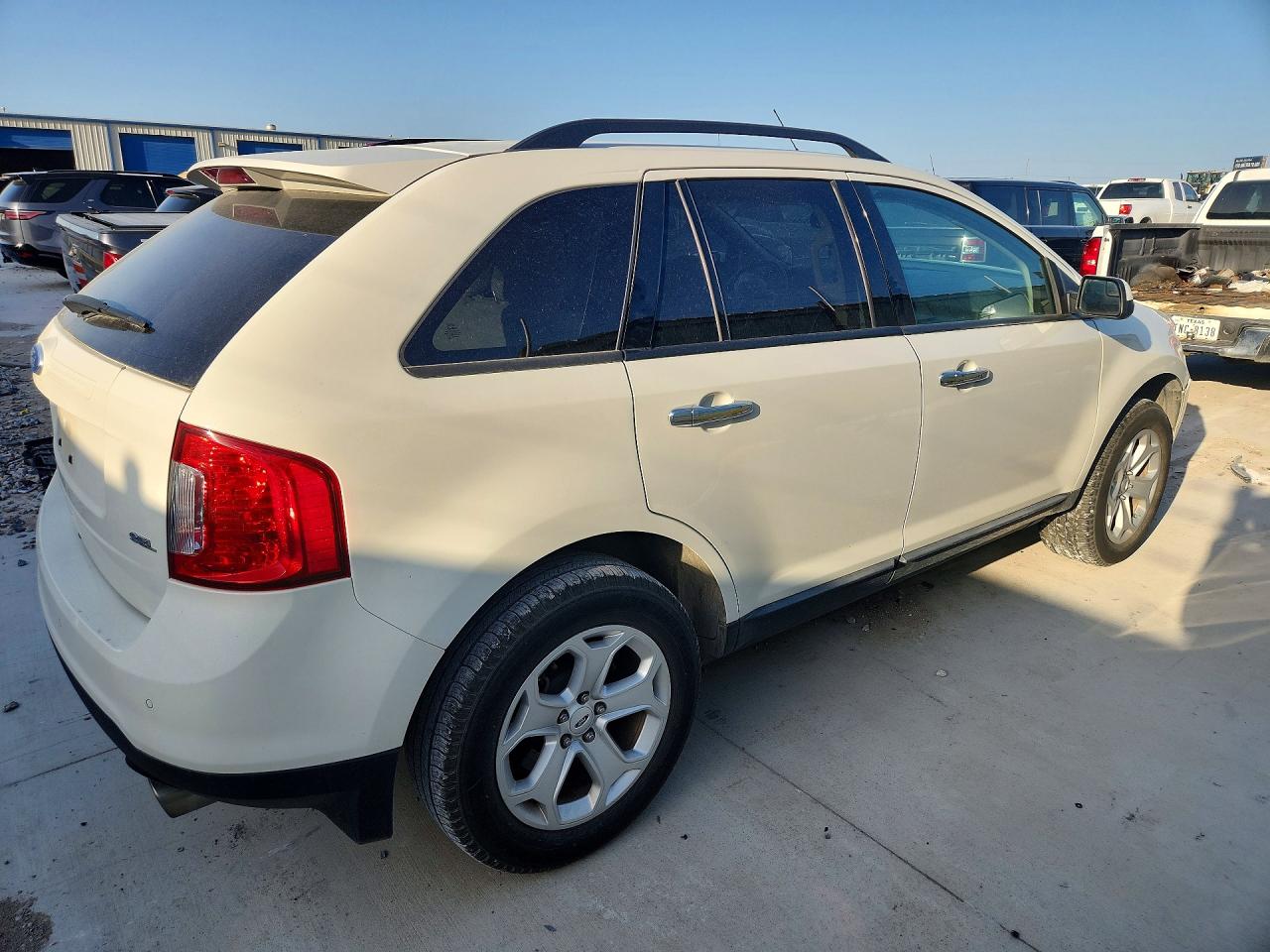 2011 Ford Edge Sel White vin: 2FMDK3JC7BBB27119