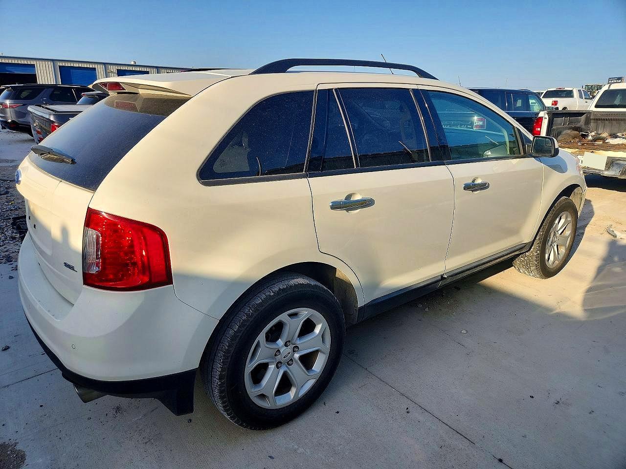 2011 Ford Edge Sel White vin: 2FMDK3JC7BBB27119