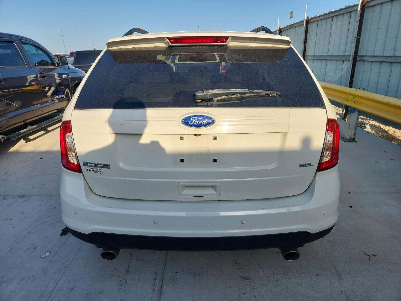 2011 Ford Edge Sel White vin: 2FMDK3JC7BBB27119