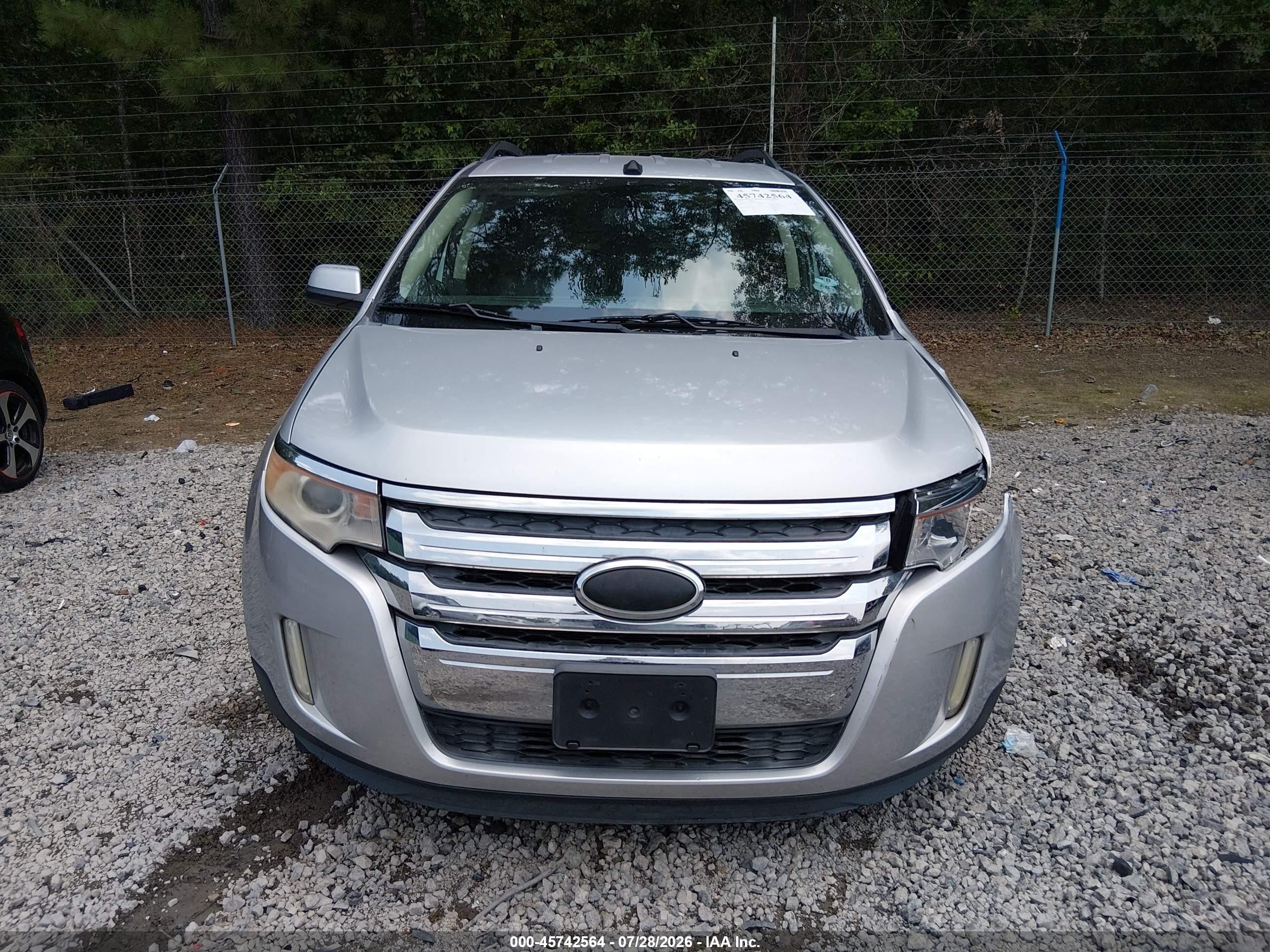 2011 Ford Edge Sel Silver vin: 2FMDK3JC7BBB37116