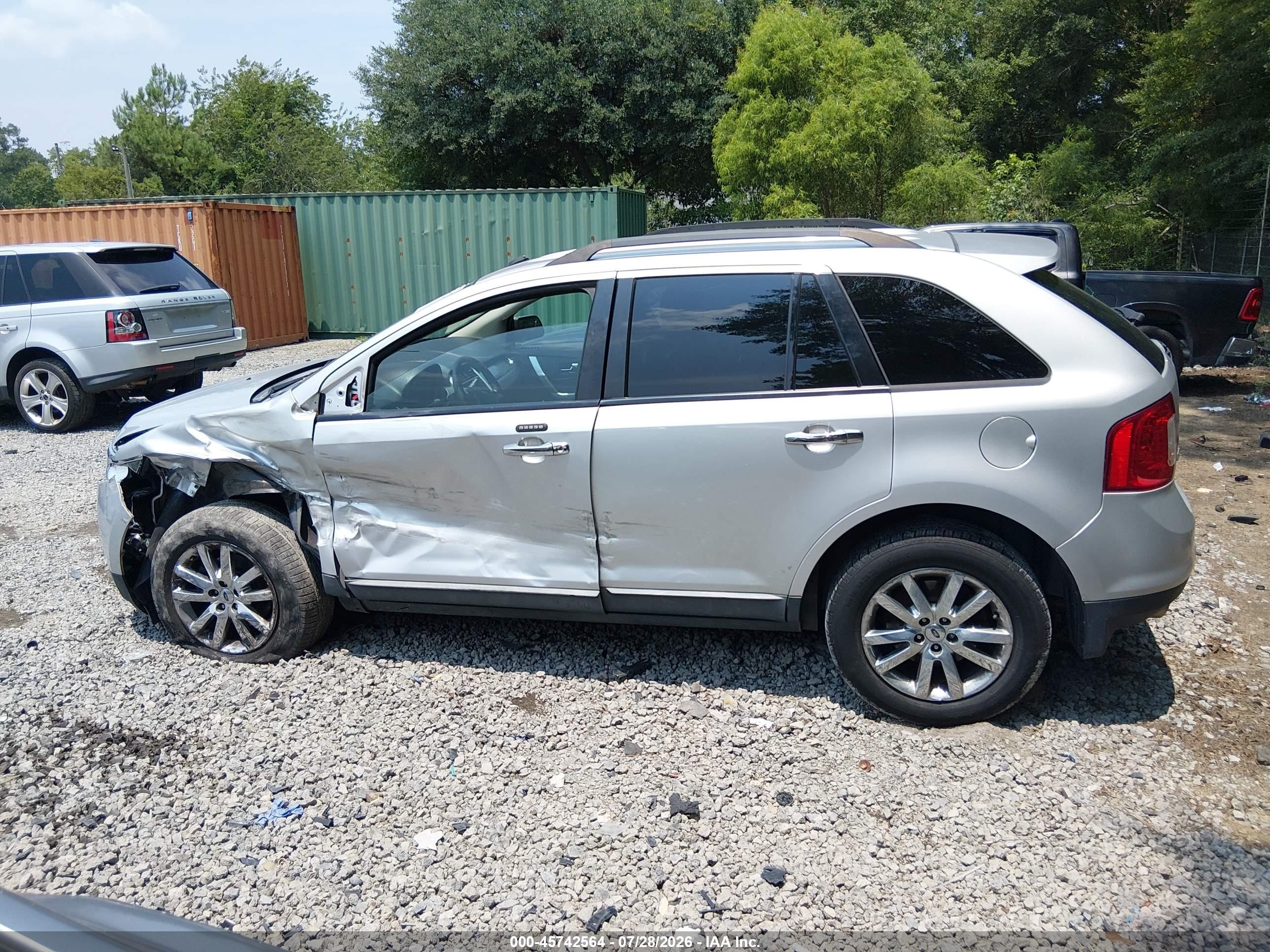 2011 Ford Edge Sel Silver vin: 2FMDK3JC7BBB37116