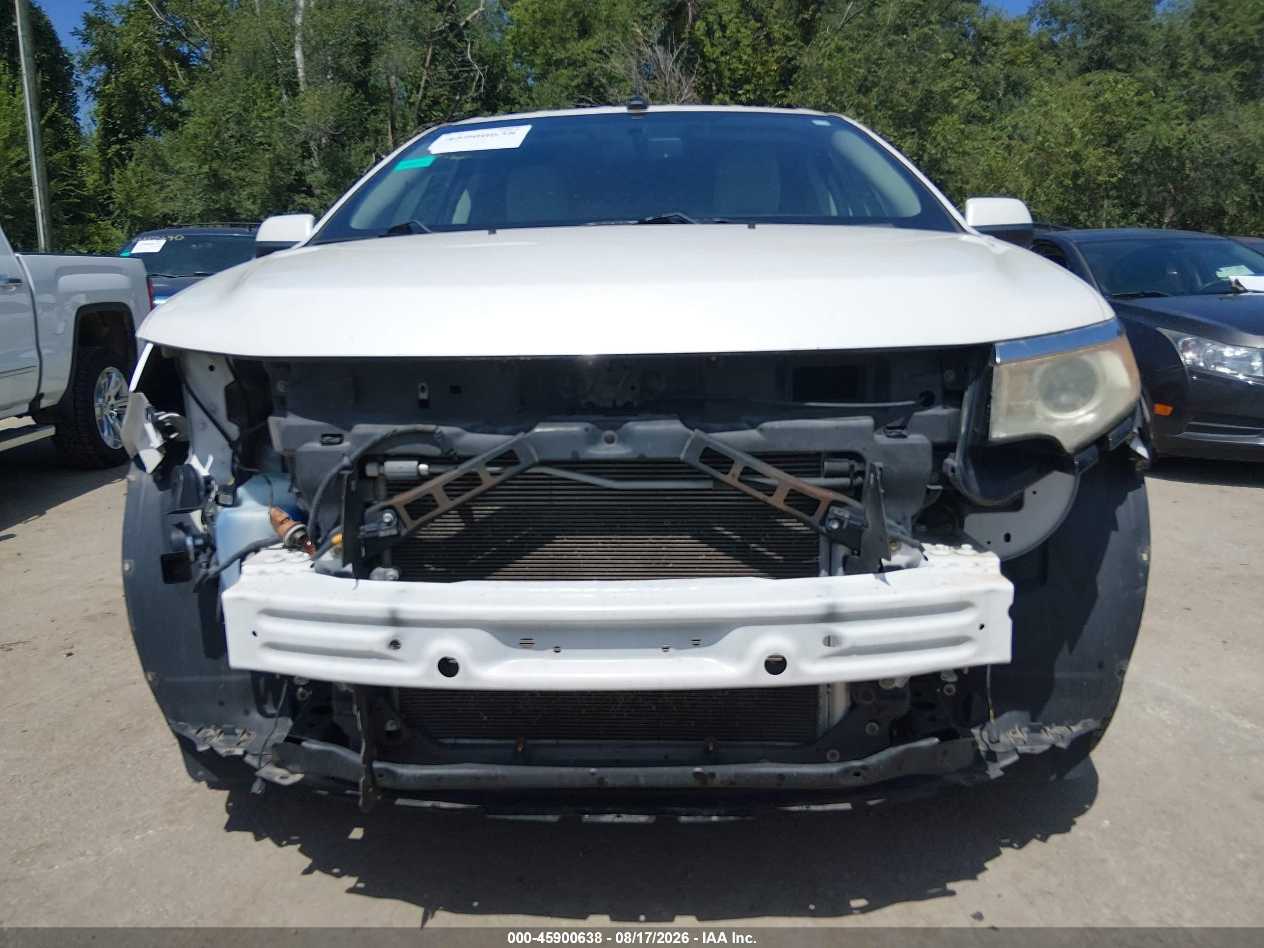 2011 Ford Edge Sel White vin: 2FMDK3JC7BBB54918