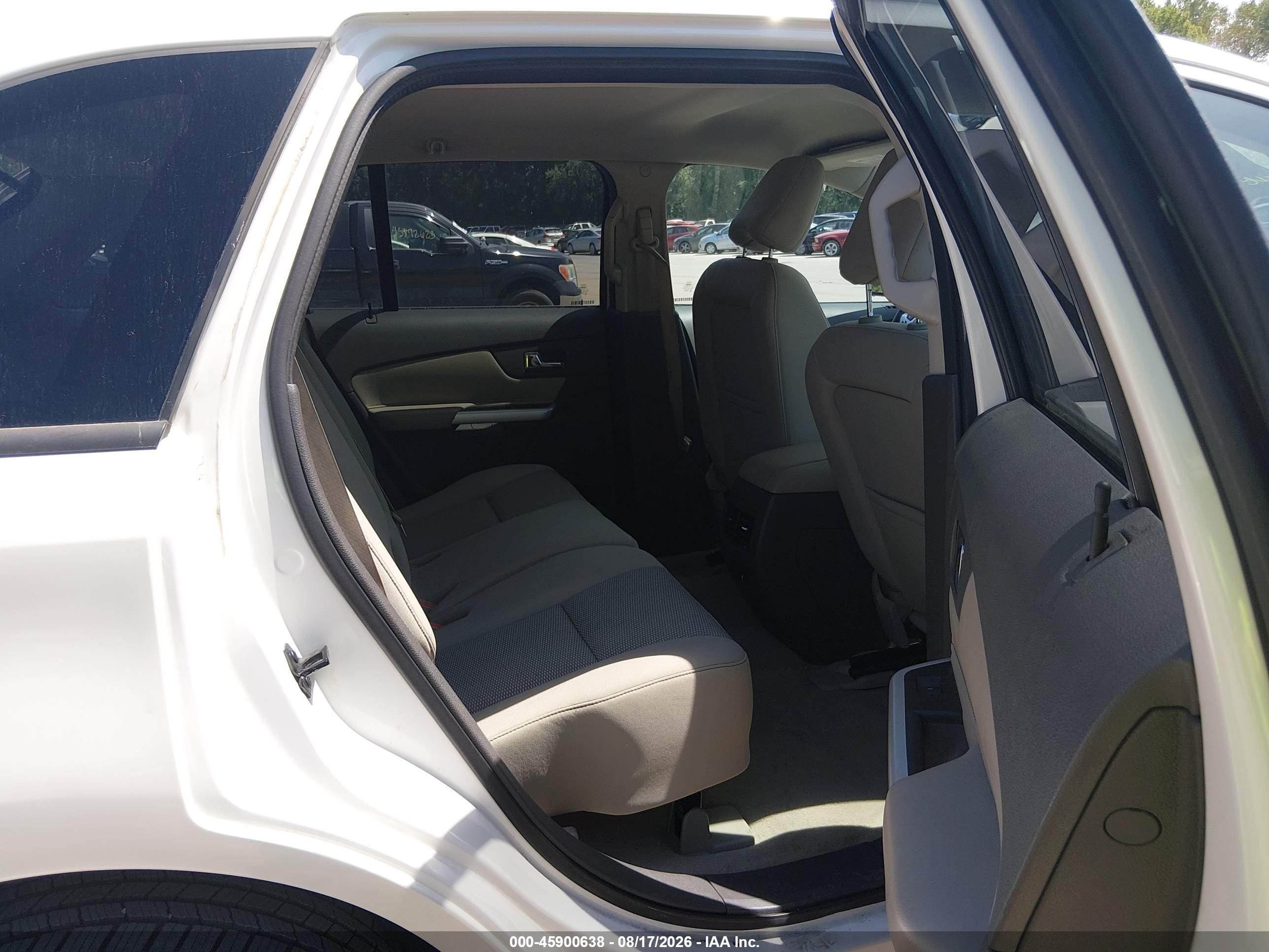 2011 Ford Edge Sel White vin: 2FMDK3JC7BBB54918