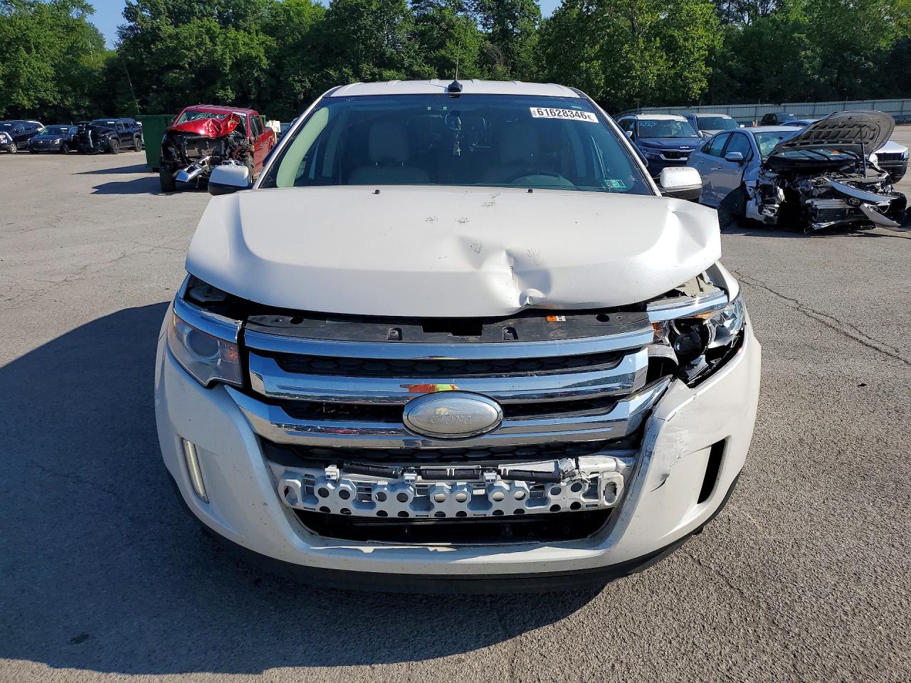 2011 Ford Edge Sel White vin: 2FMDK3JC7BBB65983