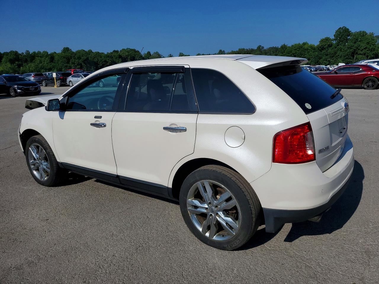 2011 Ford Edge Sel White vin: 2FMDK3JC7BBB65983